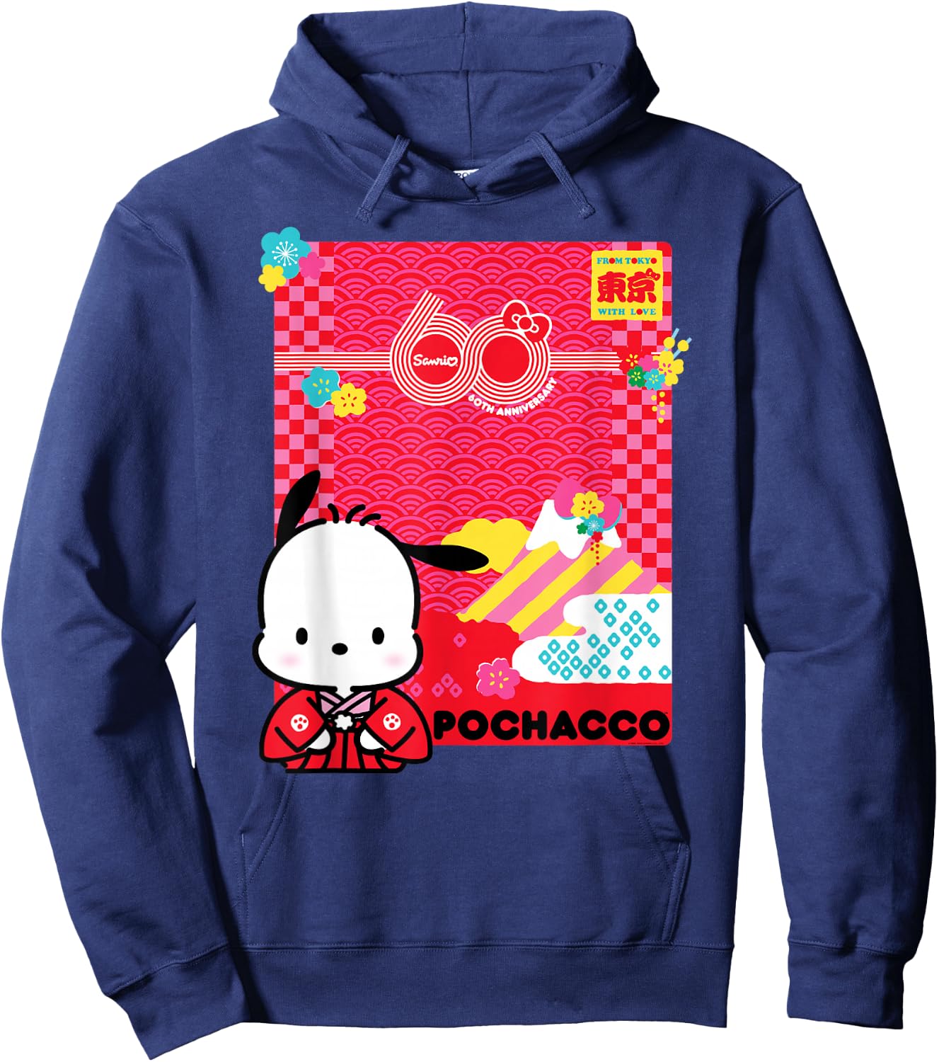 Pochacco Sanrio 60th Hoodie - Hoodie | Navy