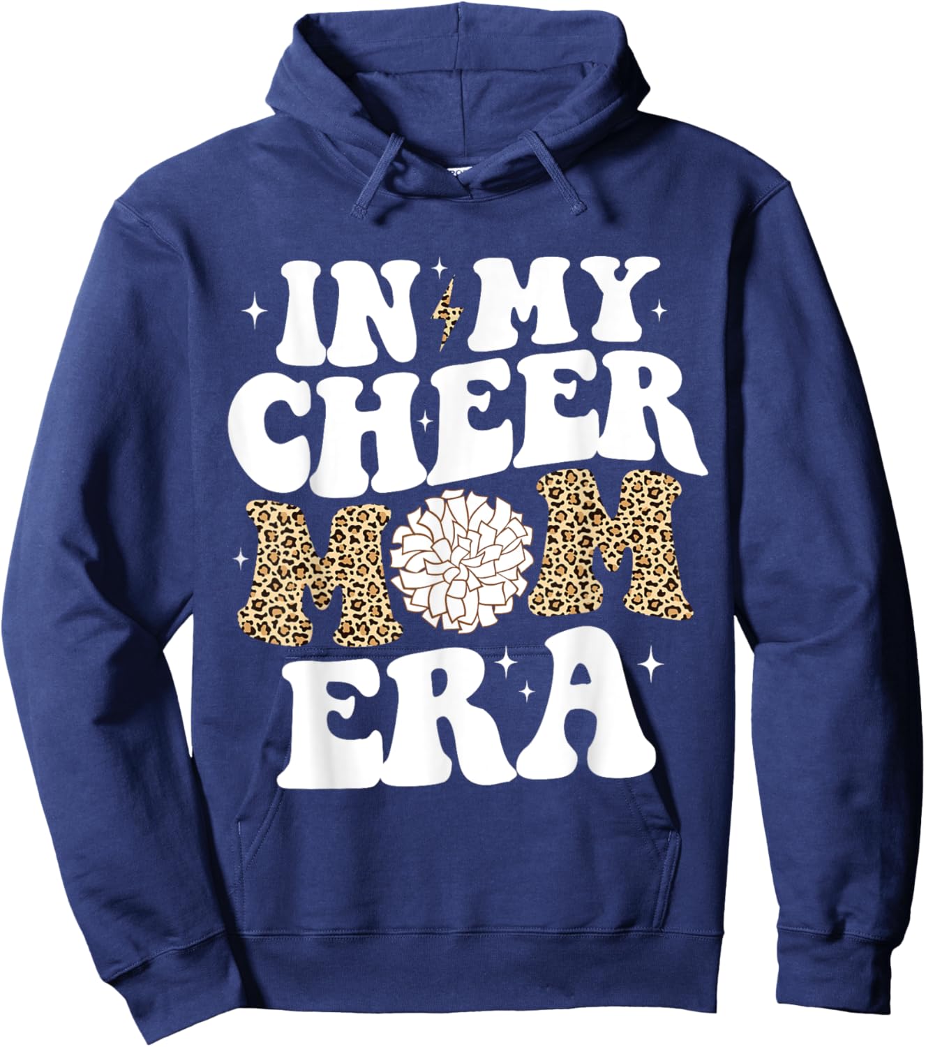 In My Cheer Mom Era Game Day Cheerleading Mom Cheer Mom Hoodie - Hoodie | Navy