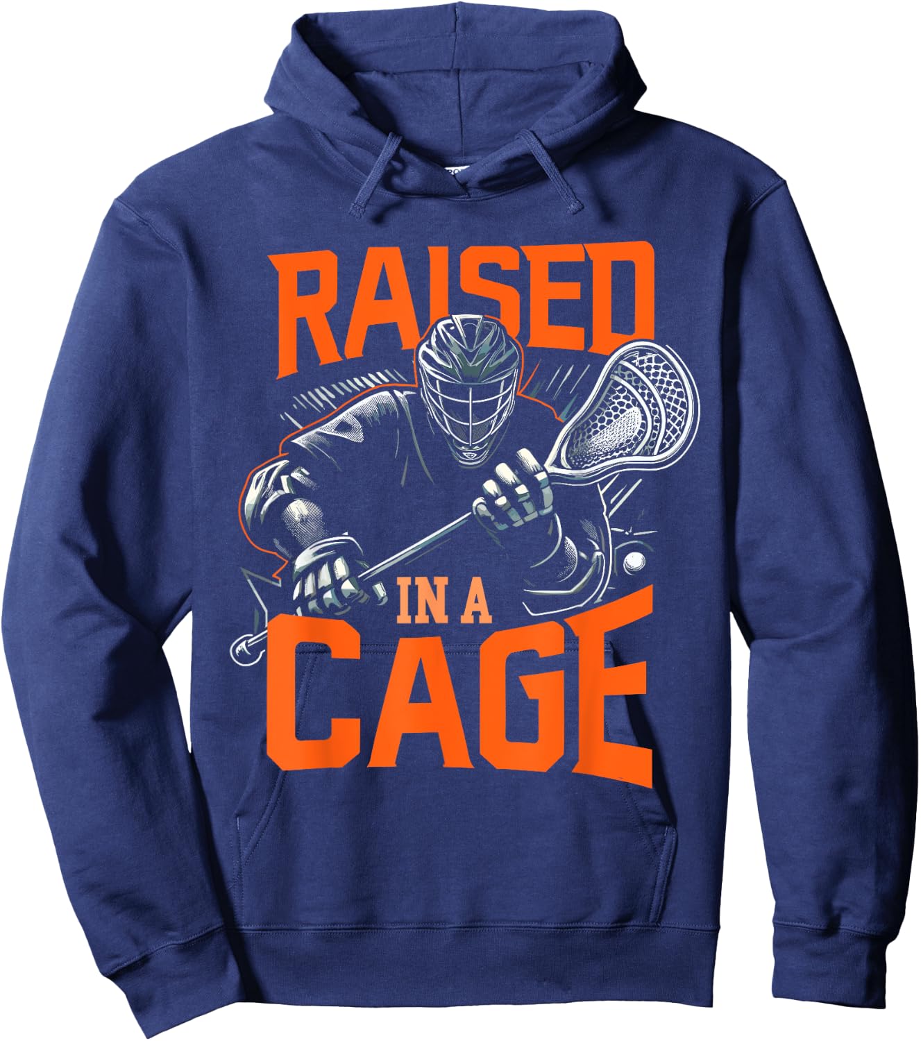 Goalkeeper Lax Goalie Lacrosse Goalie Lacrosse Player Hoodie - Hoodie | Navy