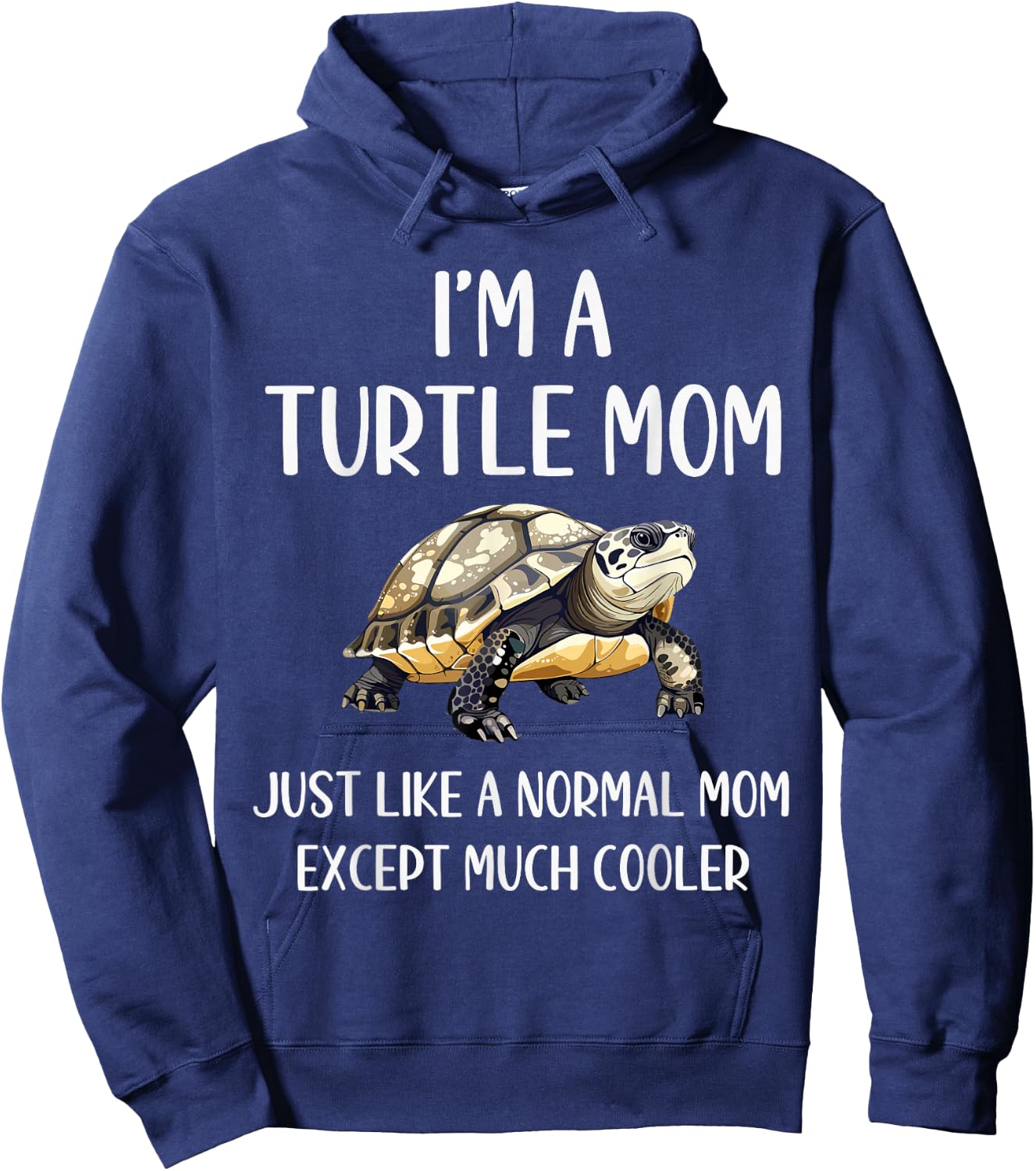 Turtle Mom Definition Funny Turtle Animals Lover Mothers Day Hoodie - Hoodie | Navy