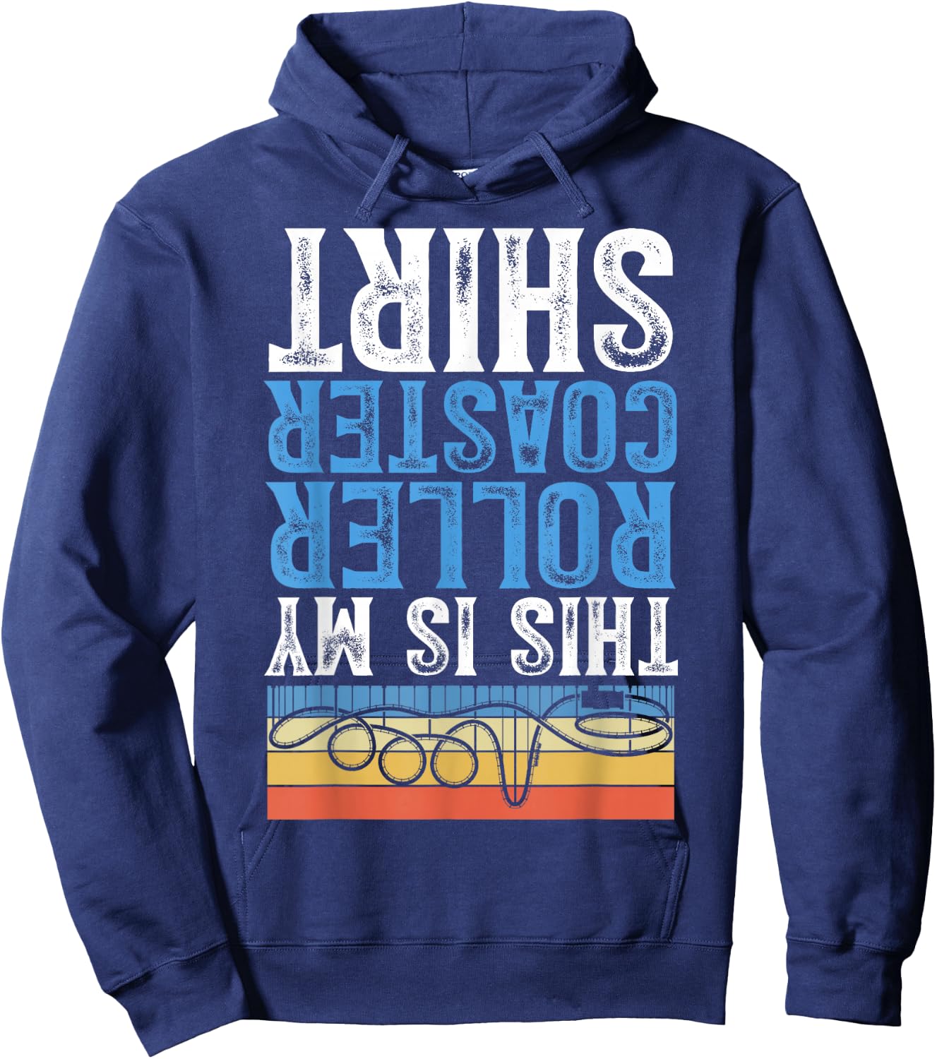 This Is My Roller Coaster Hoodie - Hoodie | Navy