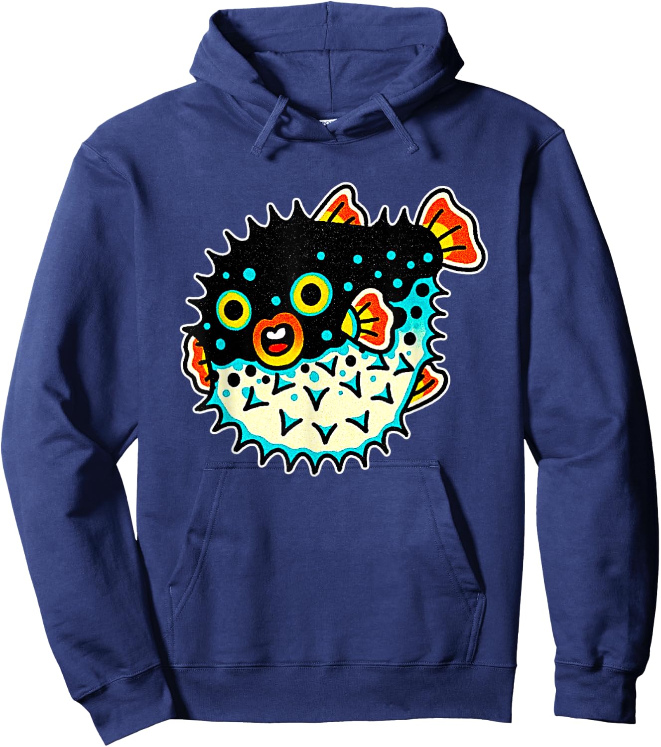 Pufferfish Hoodie - Hoodie | Navy