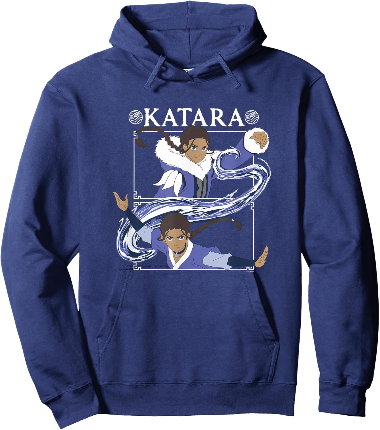 Avatar: The Last Airbender Katara Waterbending Master Panels Hoodie - Hoodie | Navy