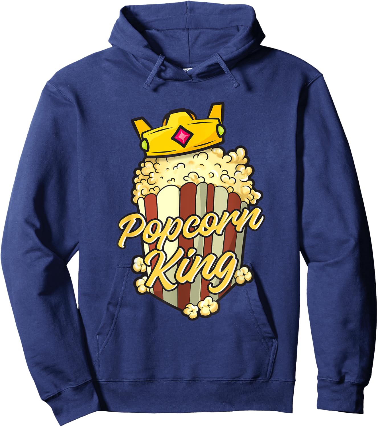 Popcorn King Hoodie - Hoodie | Navy