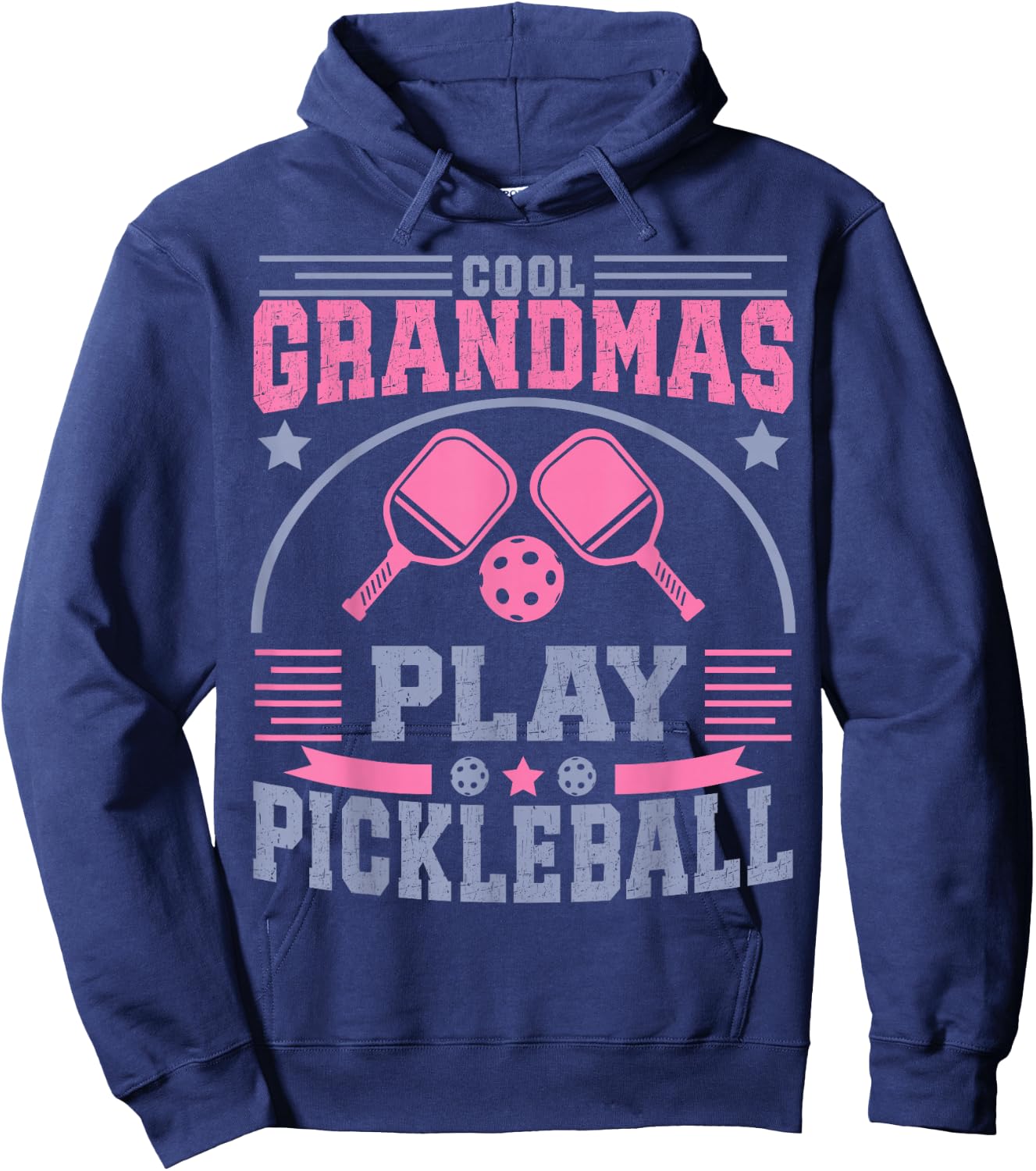 Cool Grandmas Play Pickleball Player Women Hoodie - Hoodie | Navy