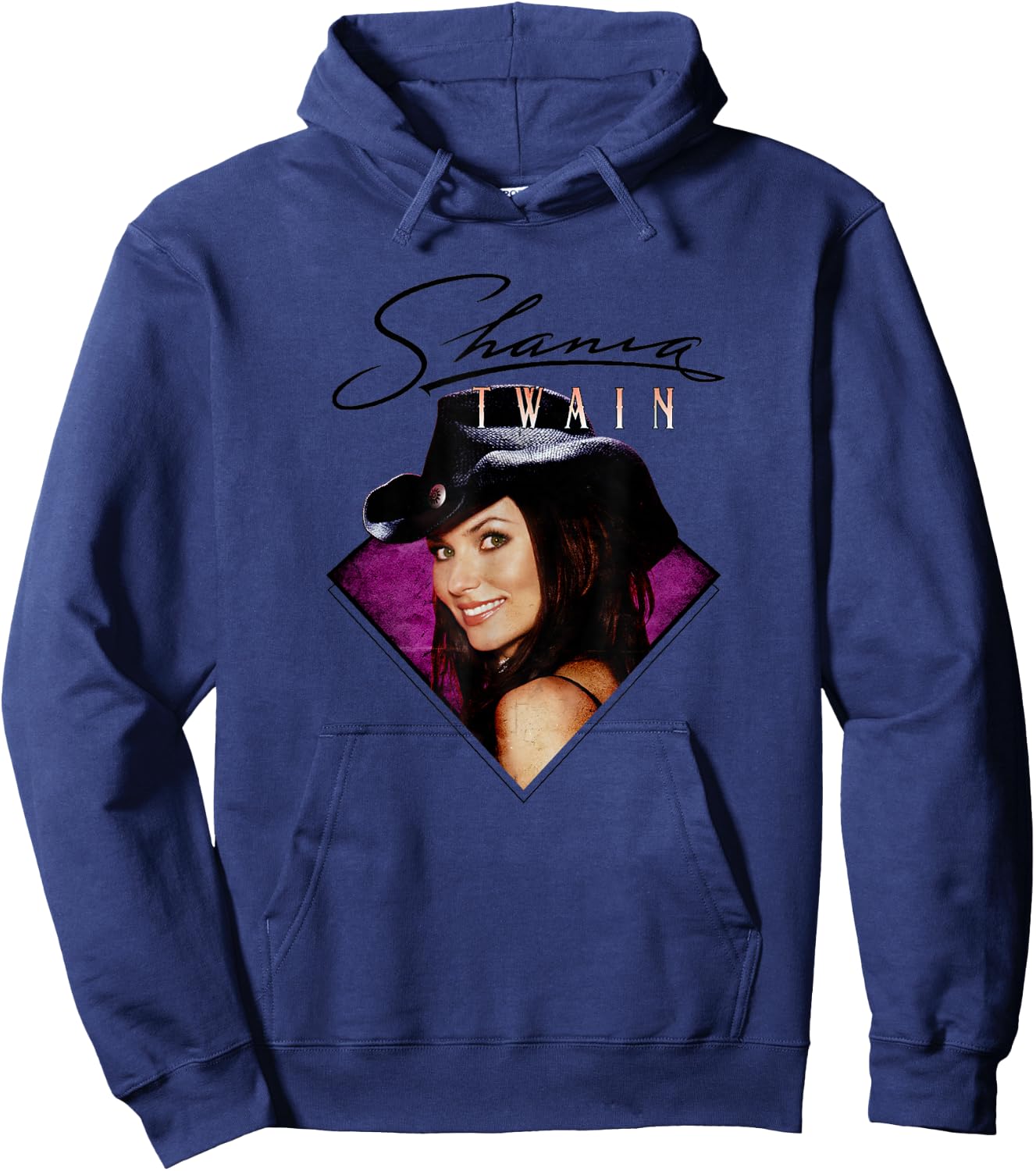 Official Shania Twain Purple Photo Hoodie - Hoodie | Navy