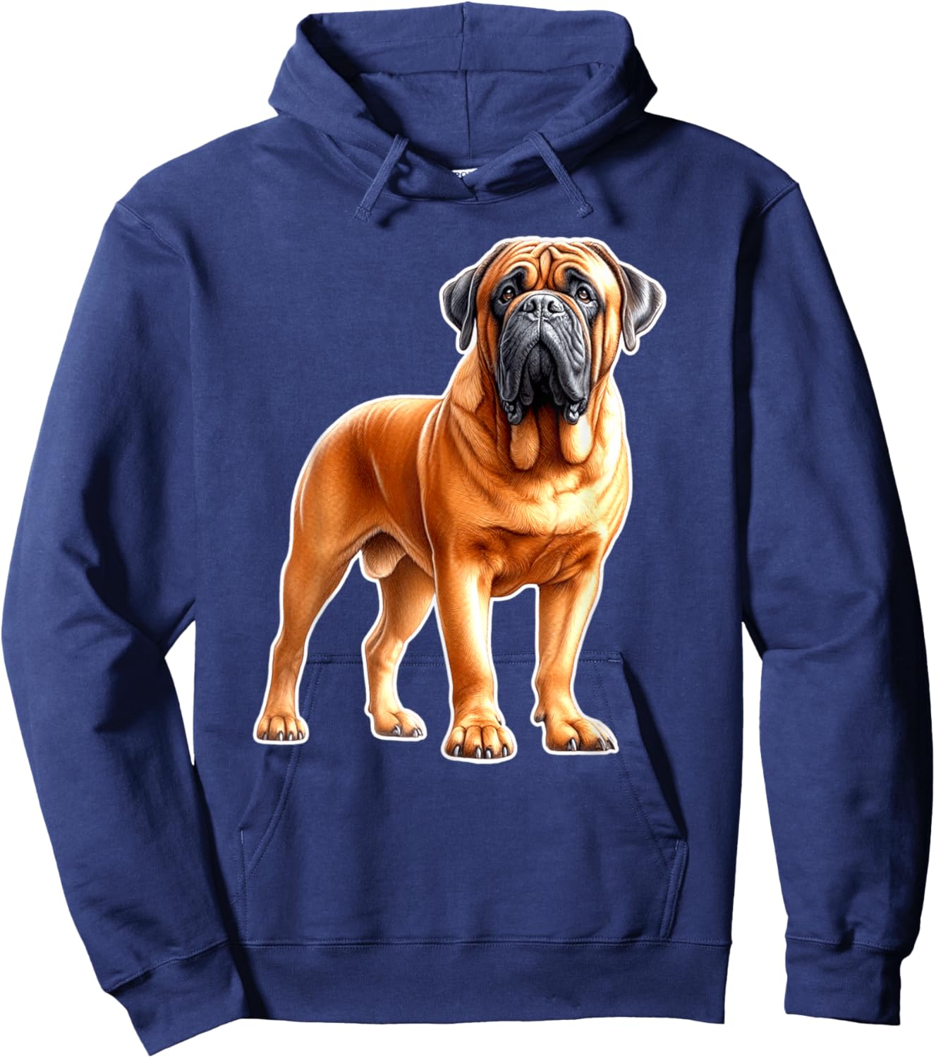 Bullmastiff x Mastiff Dog Hoodie - Hoodie | Navy