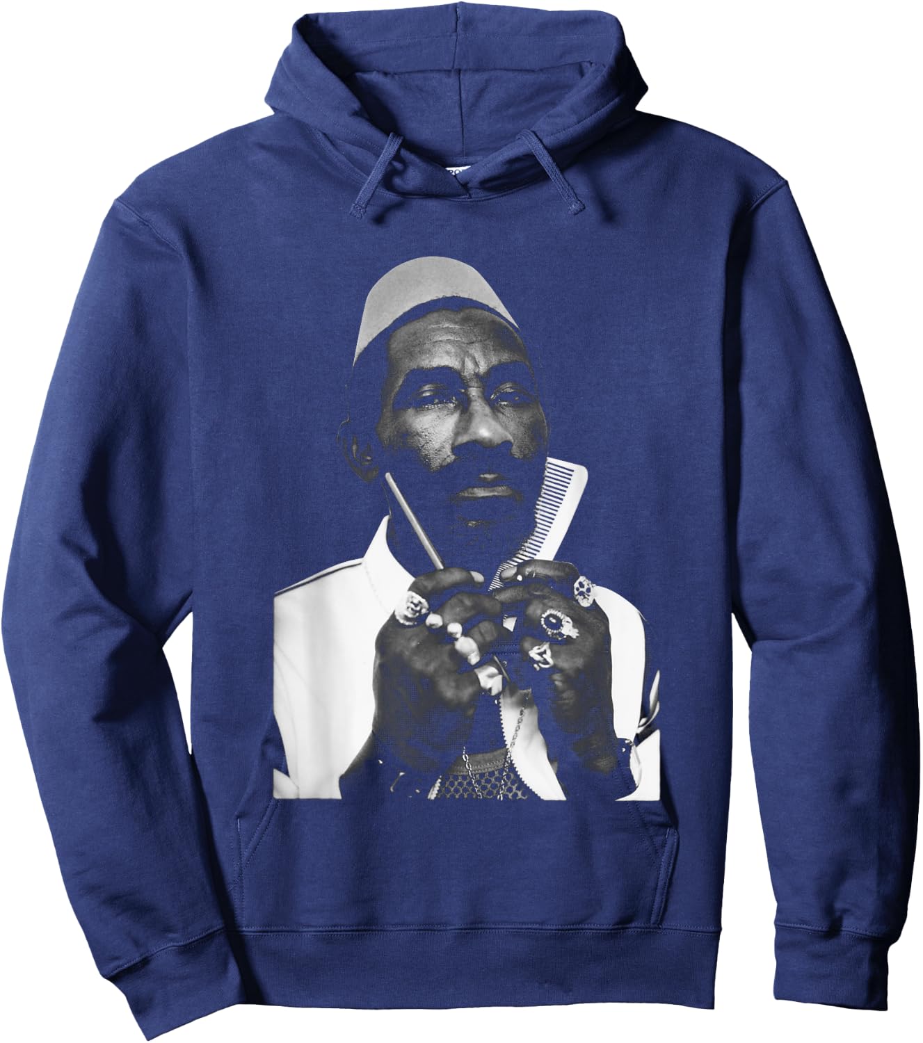 Lee Scratch Perry Live At Hacienda By Stephen Wright Hoodie - Hoodie | Navy