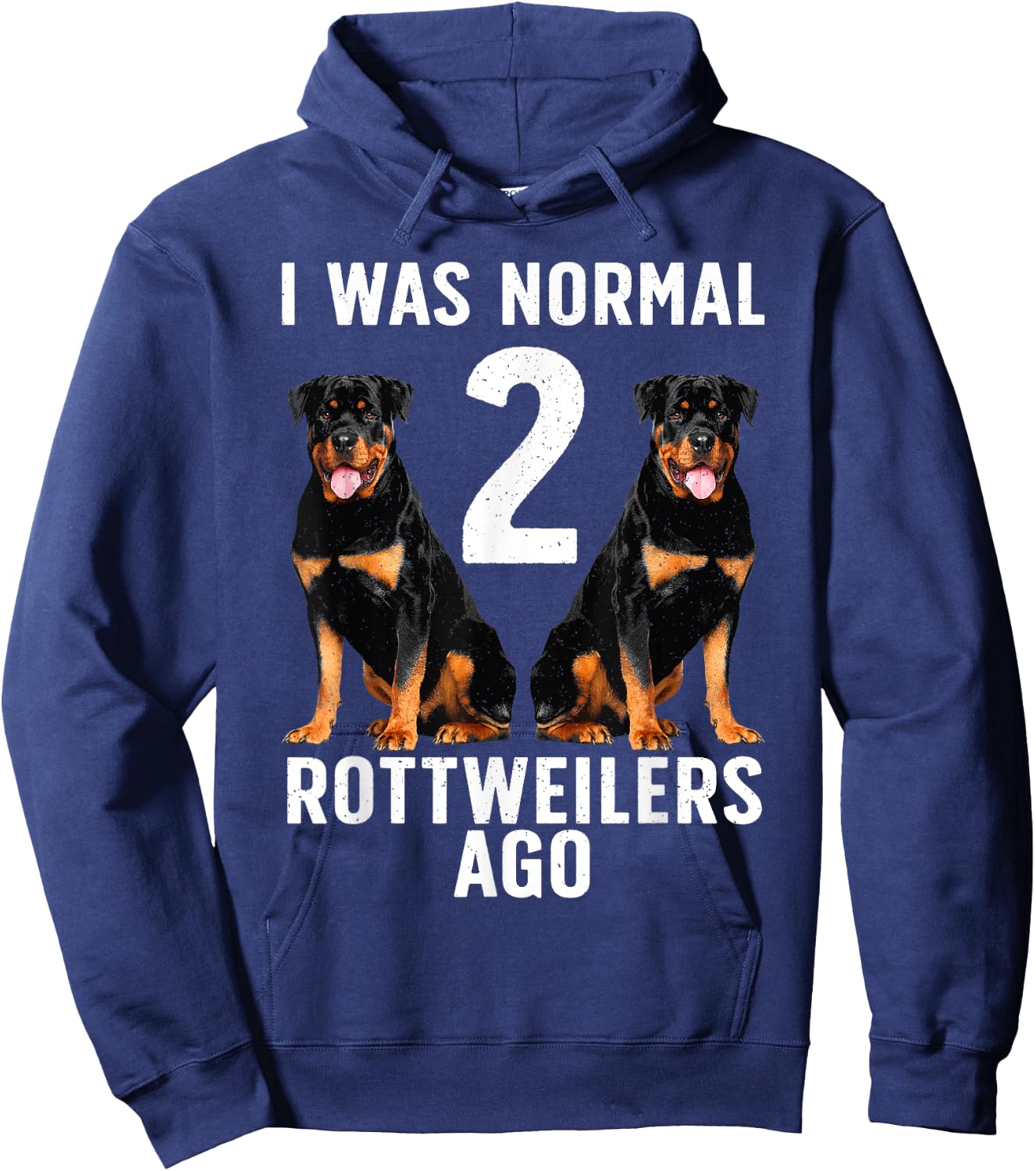 Funny Rottweiler Design Women Kids Rottweiler Lovers Hoodie - Hoodie | Navy