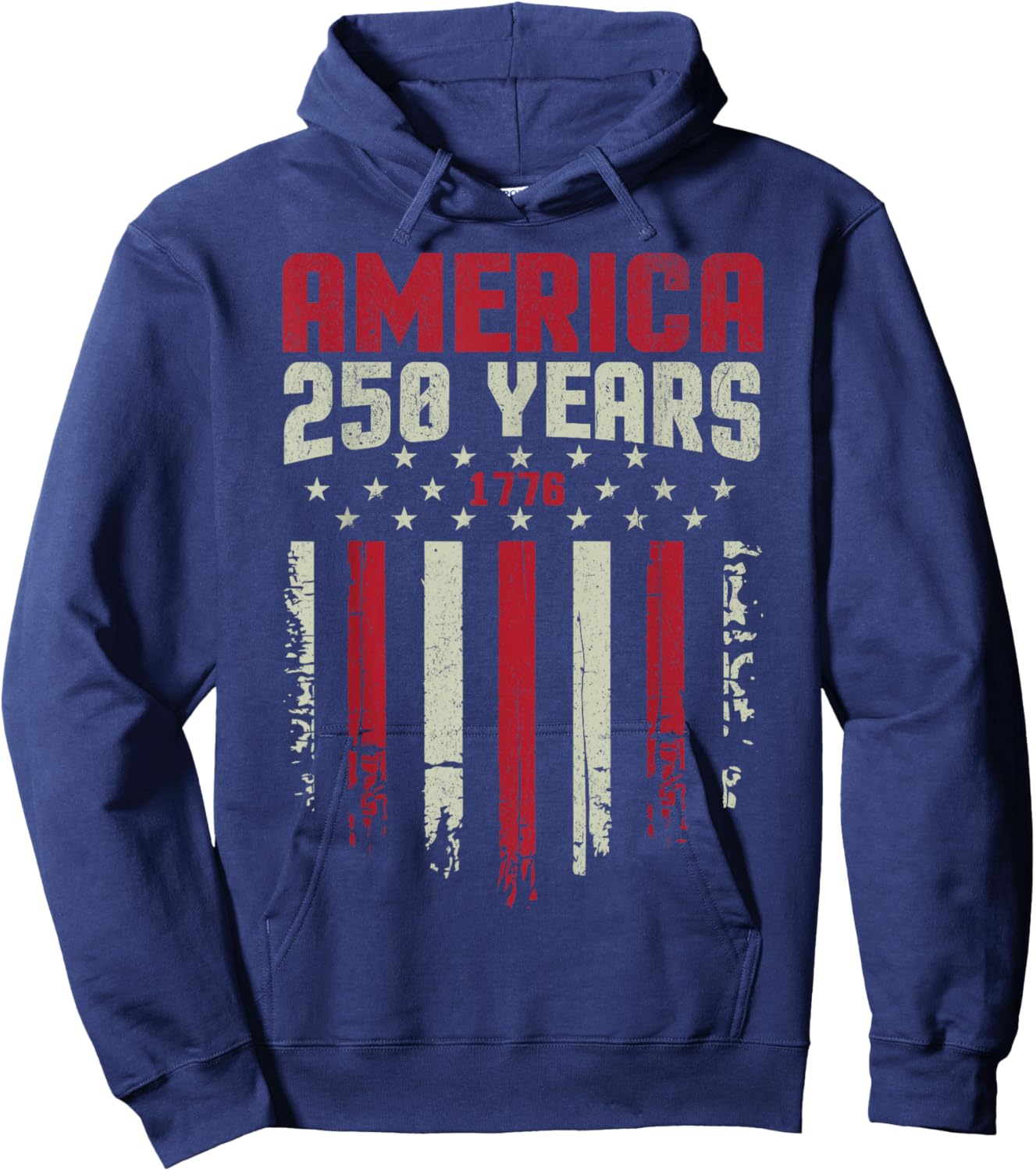 America Retro 250 Years 250th 250 Anniversary USA Shirt 1776 Hoodie - Hoodie | Navy