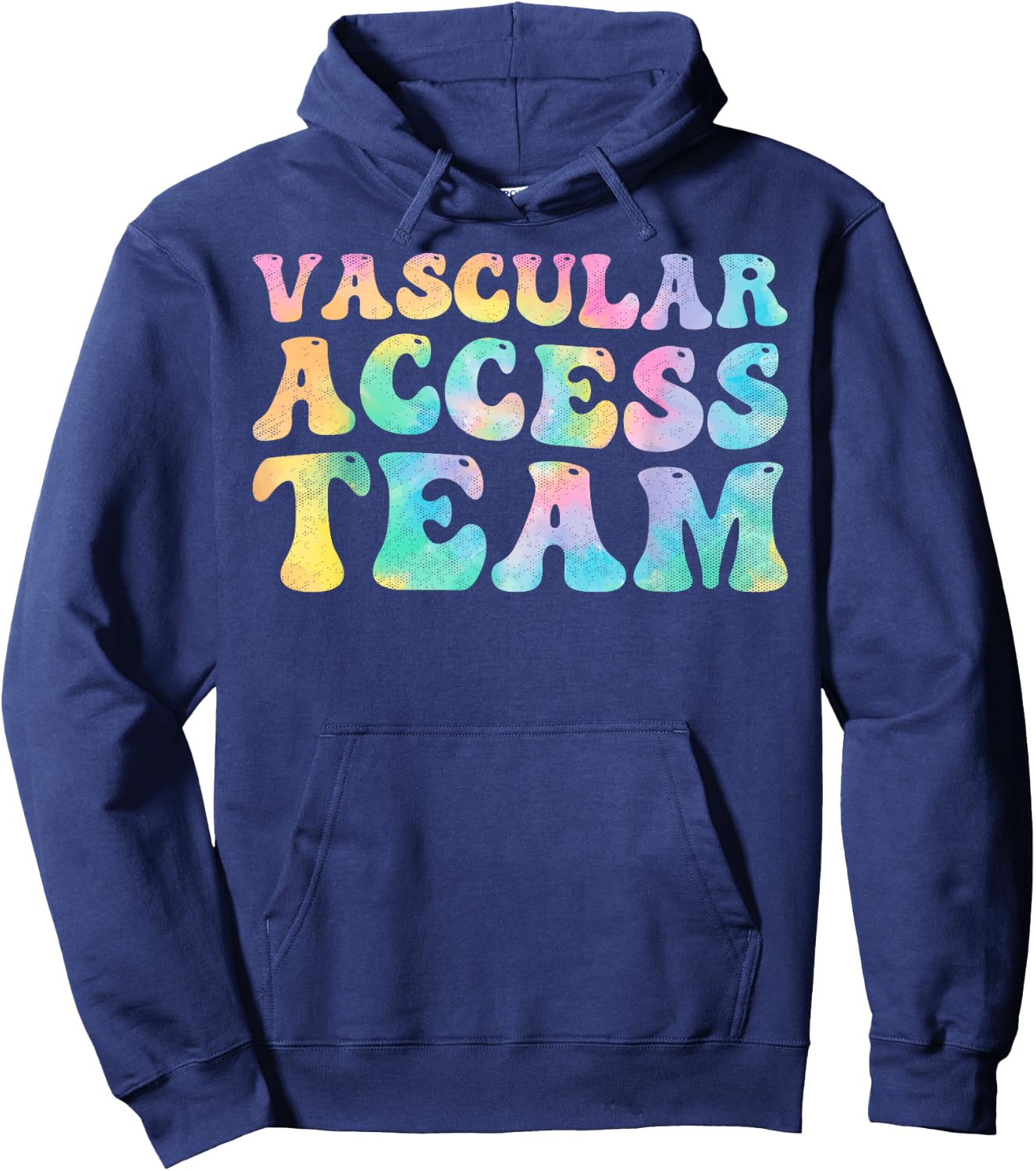 Vascular Access Team Nursing RN Nurse Appreciation Groovy Hoodie - Hoodie | Navy