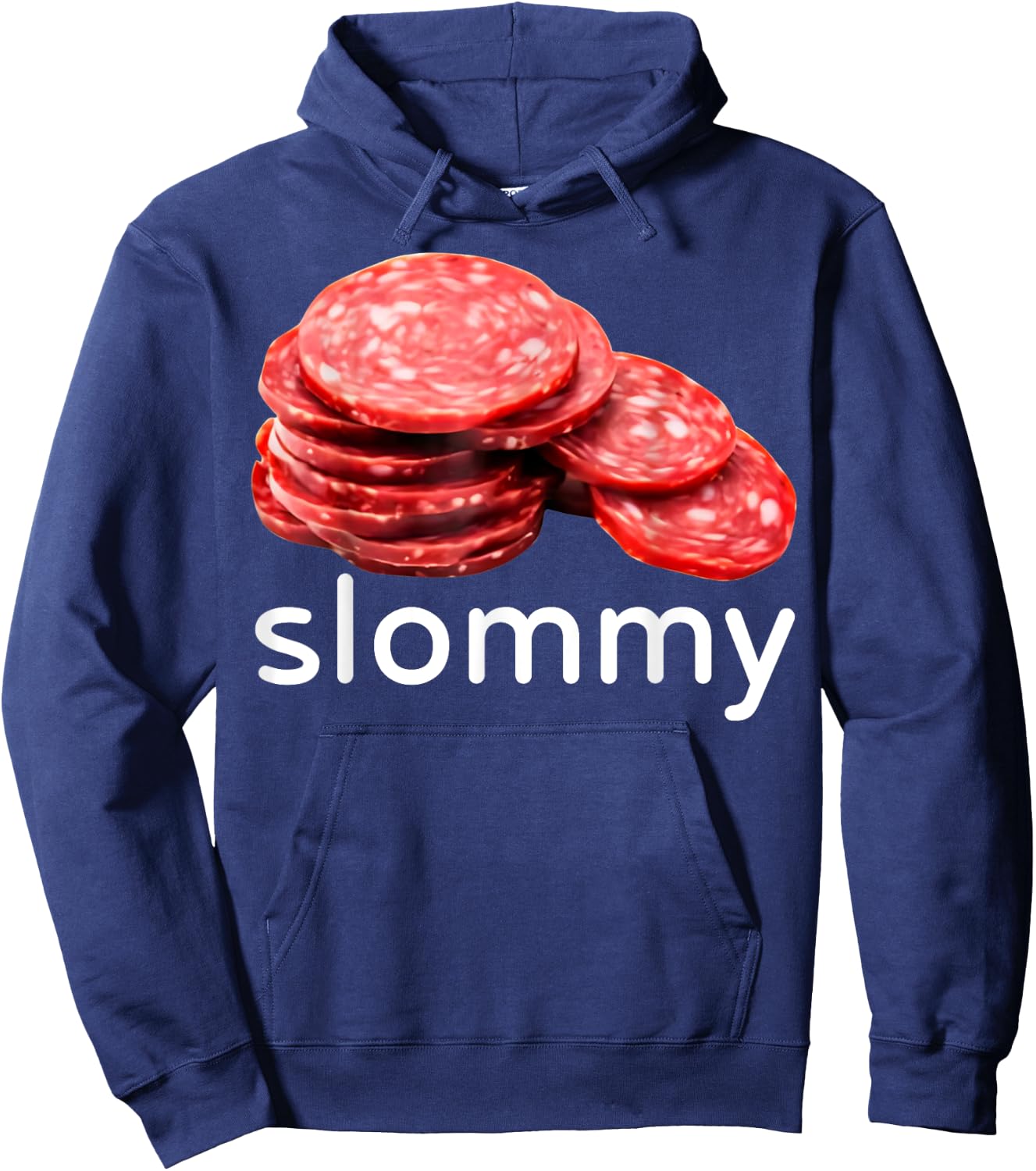Slommy Salami Meme Oddly Specific Funny Memes Internet Memes Hoodie - Hoodie | Navy