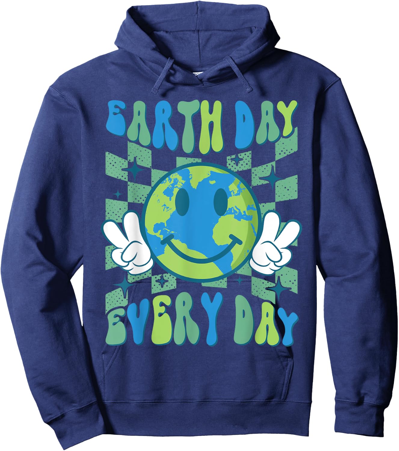 Earth Day Everyday Earth Day 2024 shirt Women Kids Hoodie - Hoodie | Navy