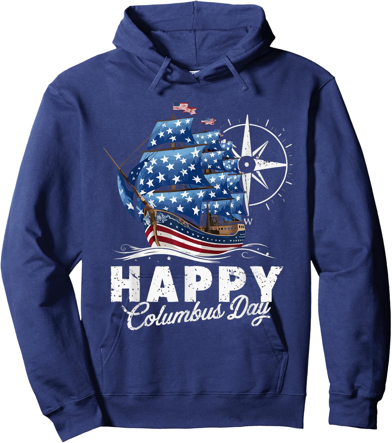 Columbus Day Christopher Columbus Italian American Hoodie - Hoodie | Navy