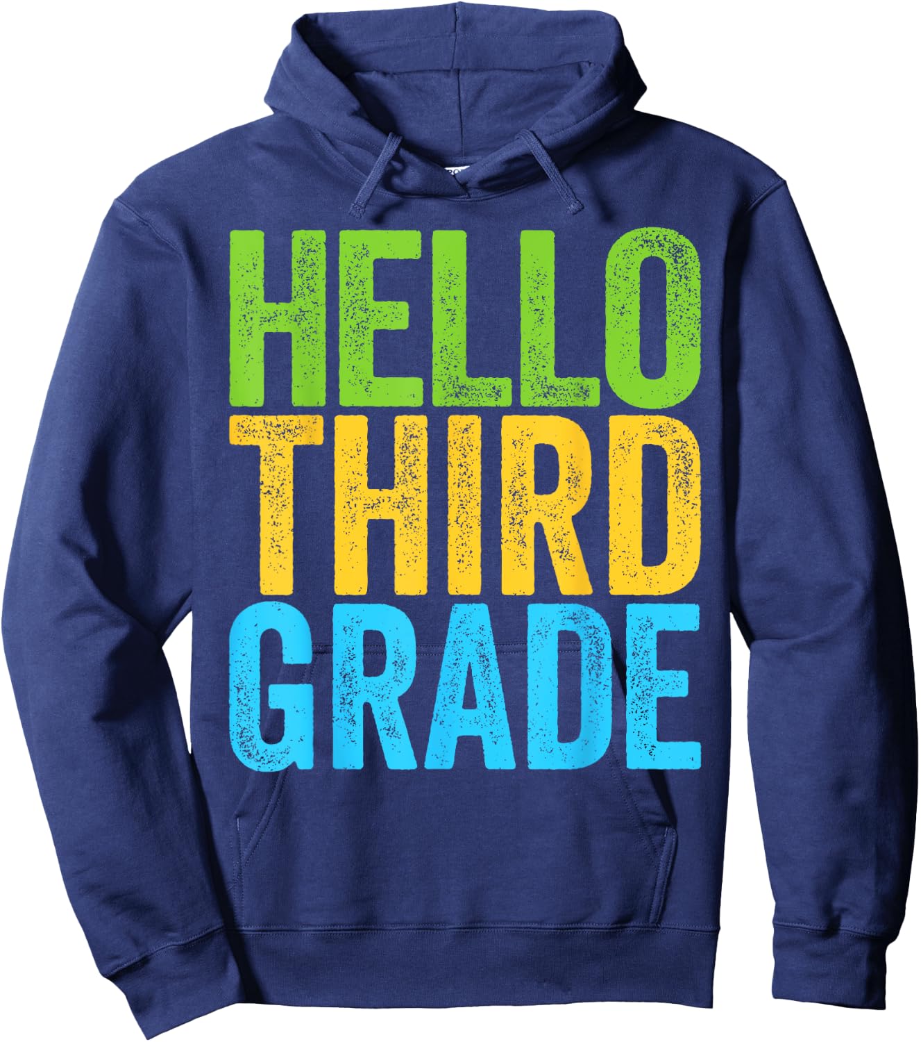 Hello Third Grade Shirt 3rd Grade Back To School Teacher Hoodie - Hoodie | Navy