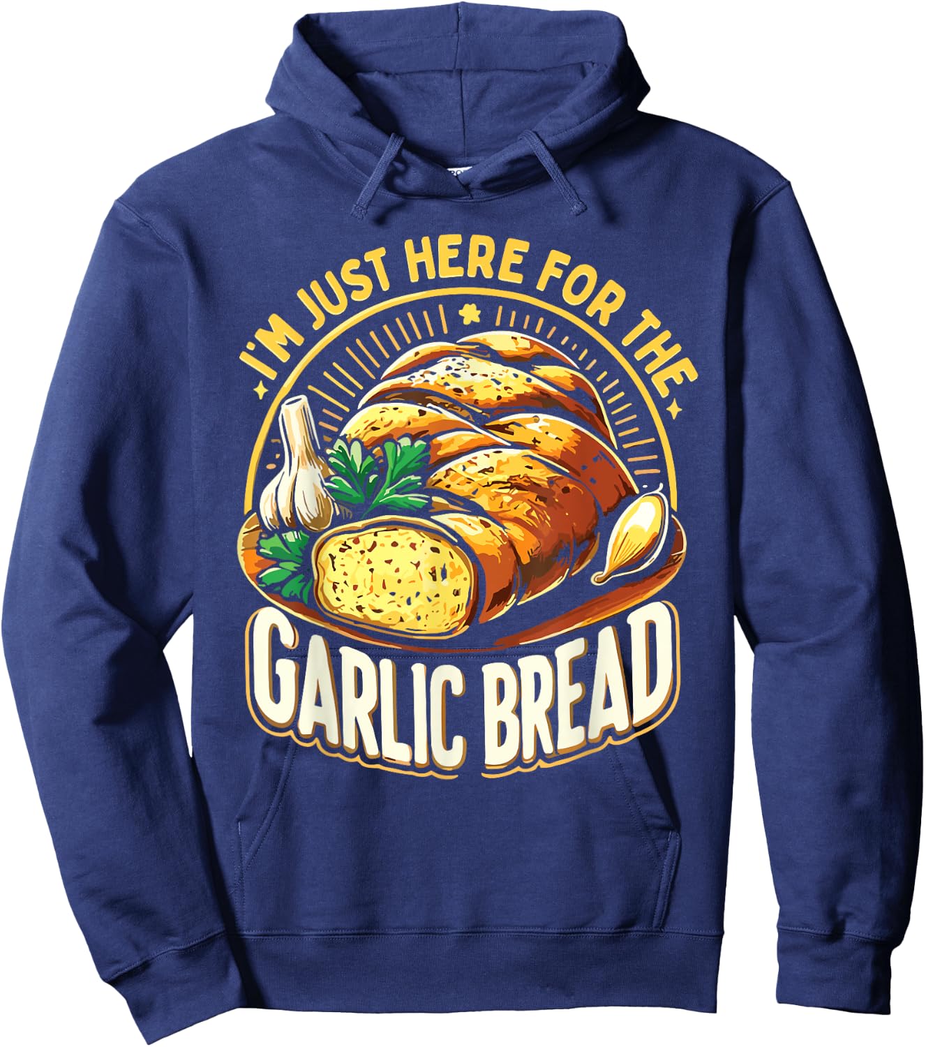 Garlic Bread Hoodie - Hoodie | Navy