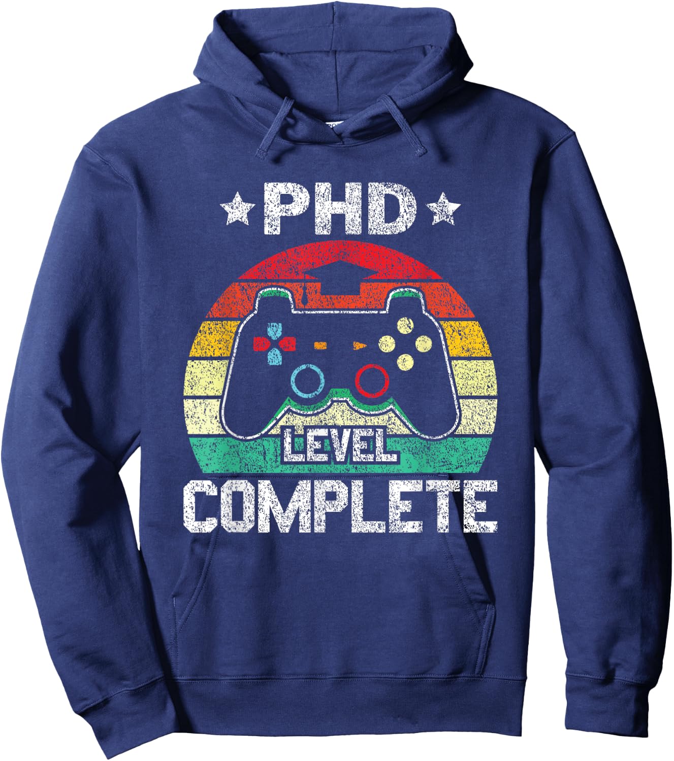 PhD Level Complete PhD Doctoral Degree Graduation Doctorate Hoodie - Hoodie | Navy