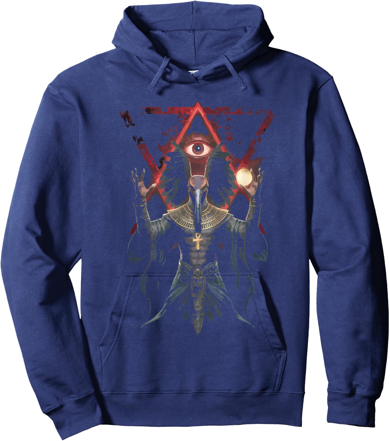 Thoth Egyptian God Egyptian Mythology Pyramid Ancient Egypt Hoodie - Hoodie | Navy