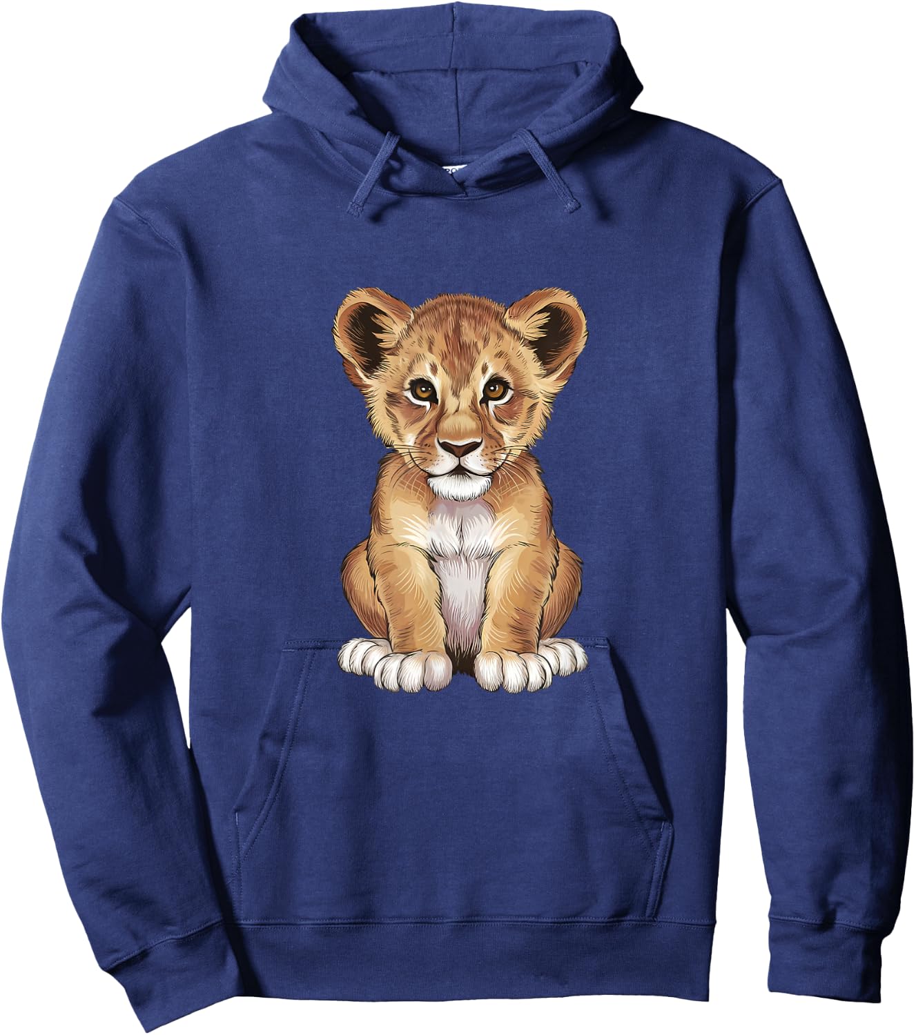 Lion Cub Design Lion Lovers Lion Shirt Boys And Girls Lions Hoodie - Hoodie | Navy