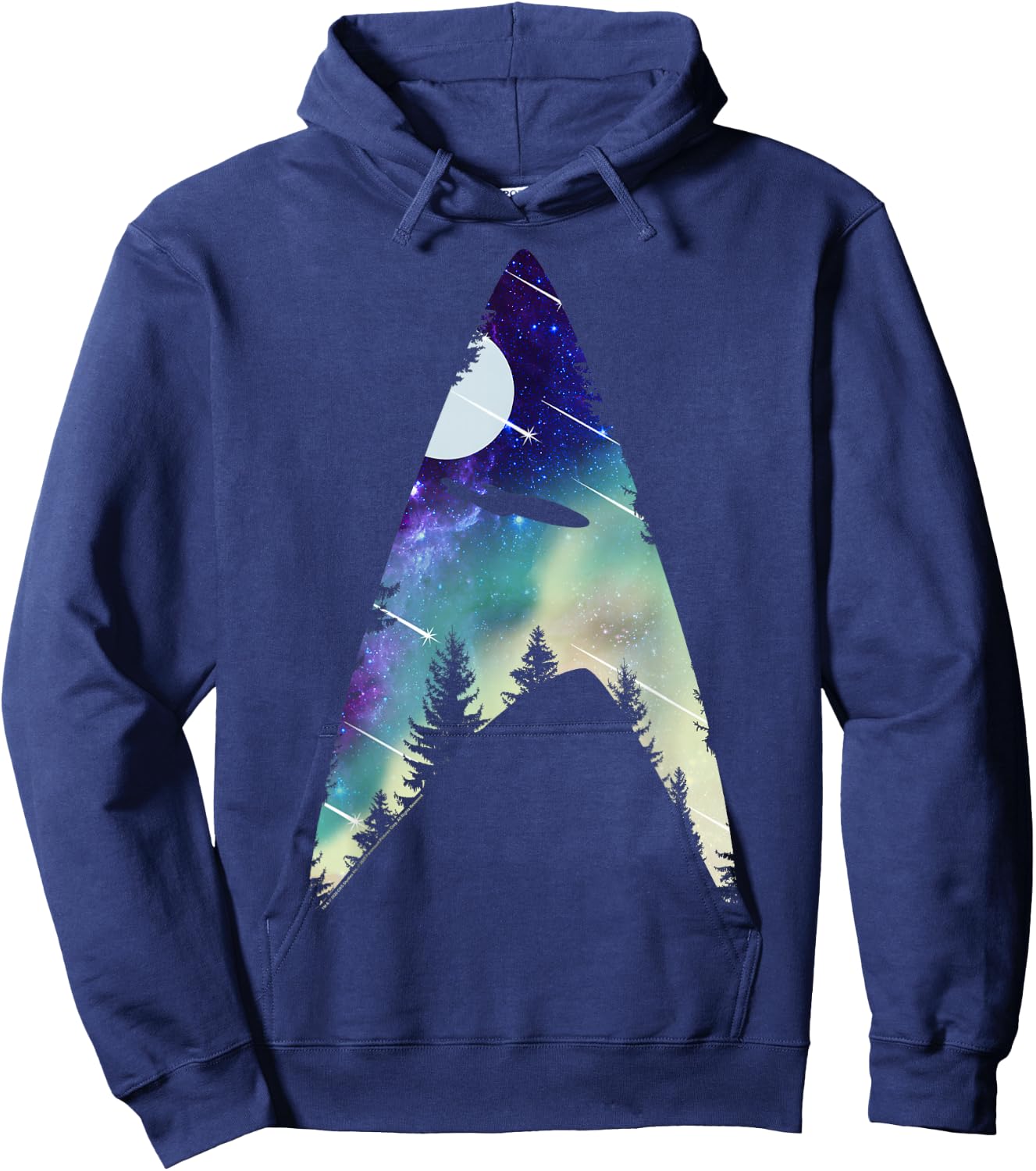 Star Trek: The Next Generation Starfleet Galactic Insignia Hoodie - Hoodie | Navy