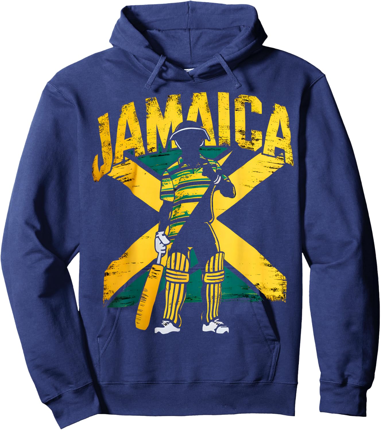 Jamaica Cricket Hoodie - Hoodie | Navy