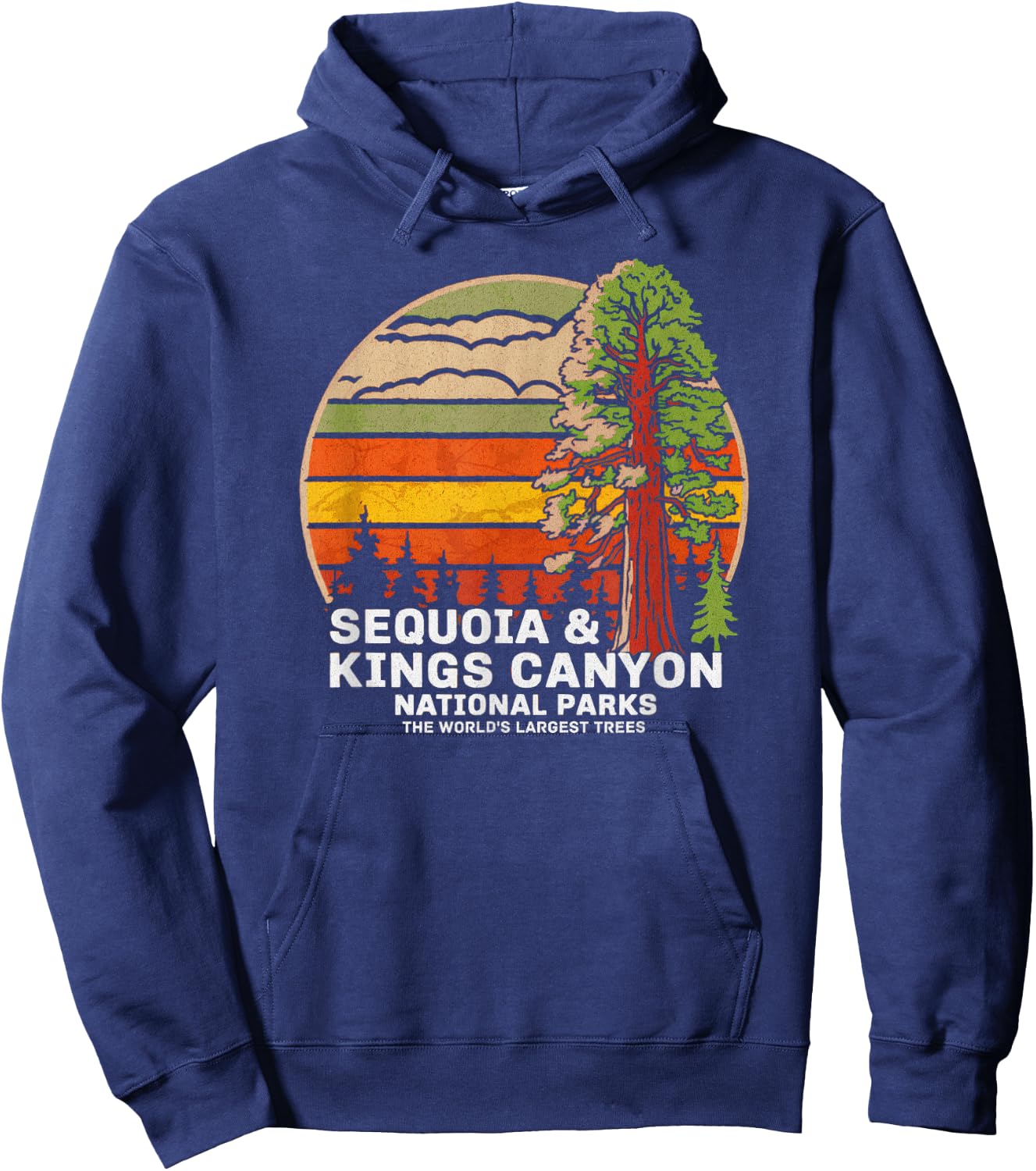 Sequoia Kings Canyon National Parks Hoodie - Hoodie | Navy