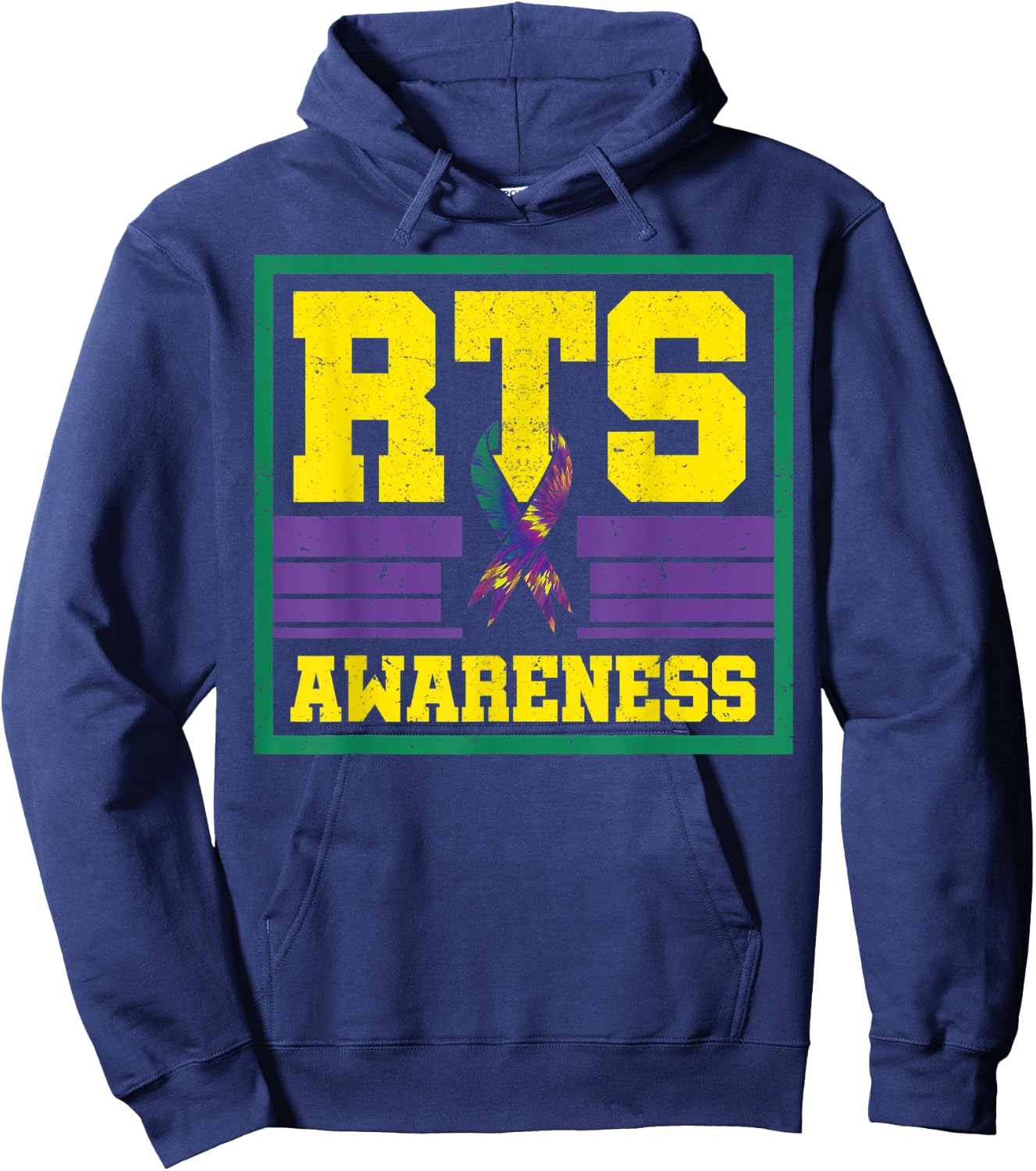 Rubinstein–Taybi Syndrome Warrior RTS Awareness Patient Hoodie - Hoodie | Navy
