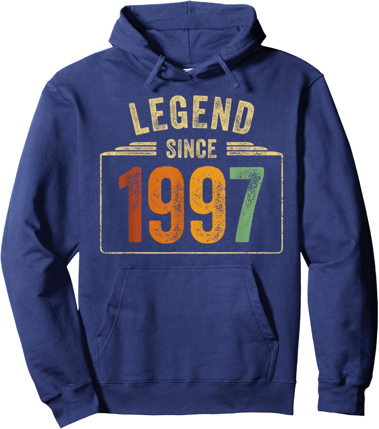 1997 Birthday Gifts Women Legend Since 1997 Hoodie - Hoodie | Navy