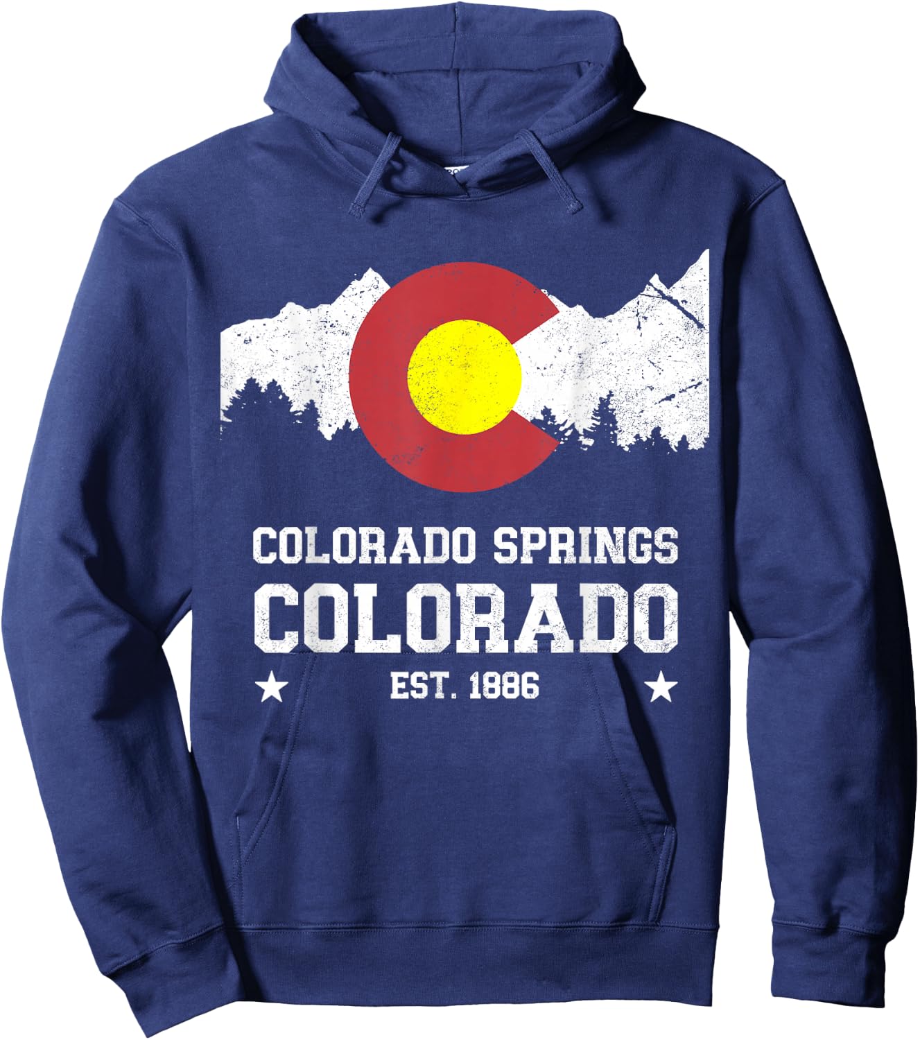 Colorado Springs Colorado Hoodie - Hoodie | Navy