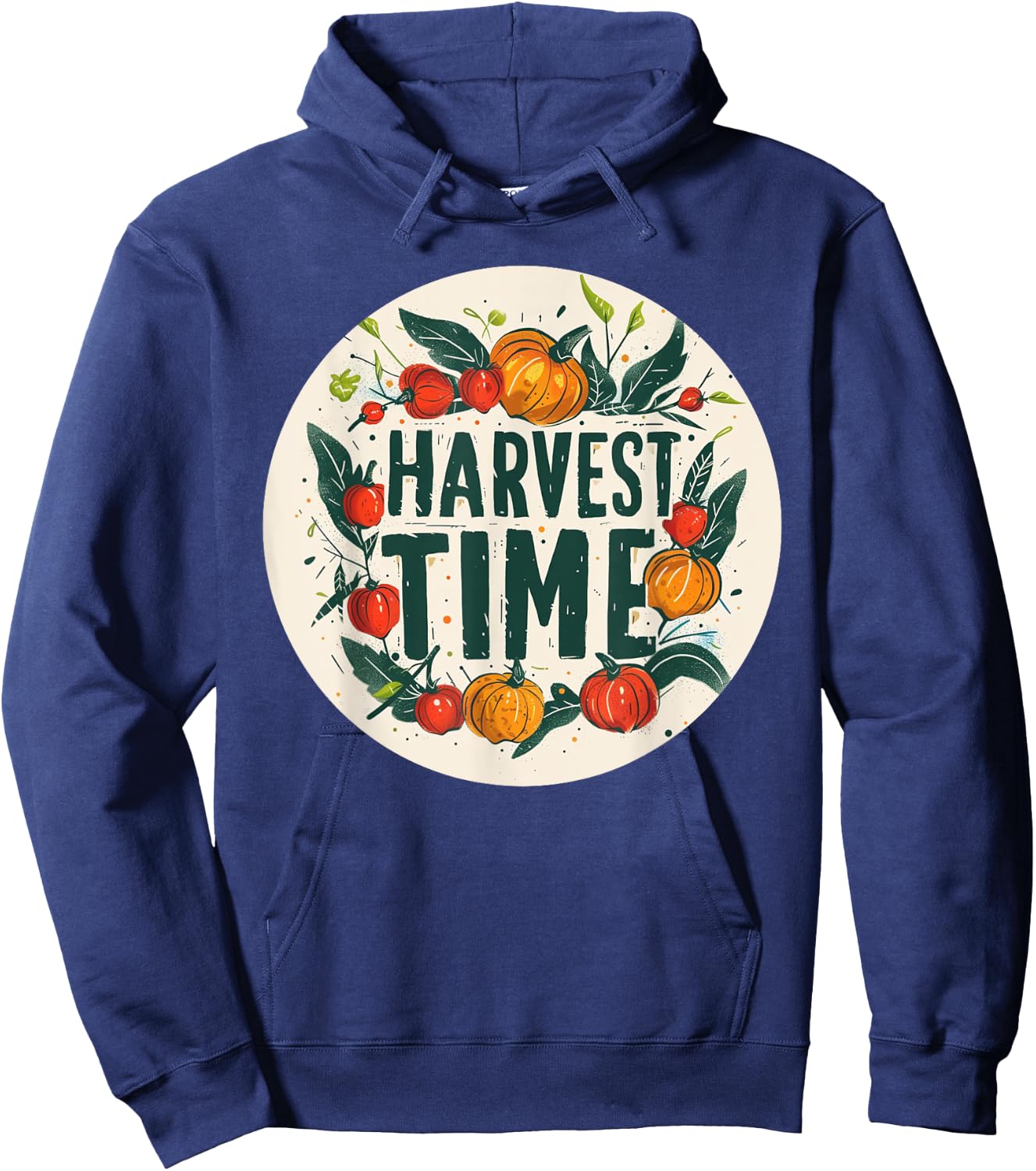 Harvest Time Costume for Farmer and Harvest Season Lovers Hoodie - Hoodie | Navy