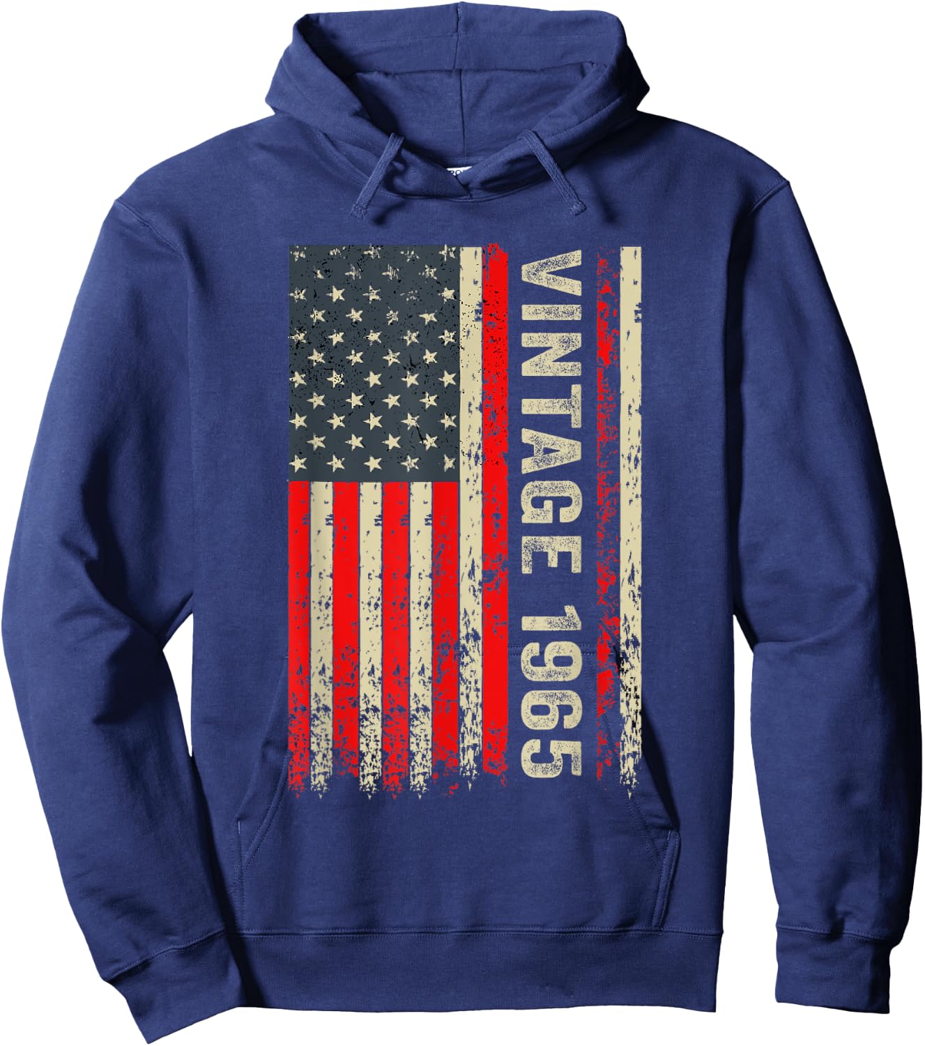 60 Years Old Vintage 60 Birthday 1965 60th Birthday Men Hoodie - Hoodie | Navy
