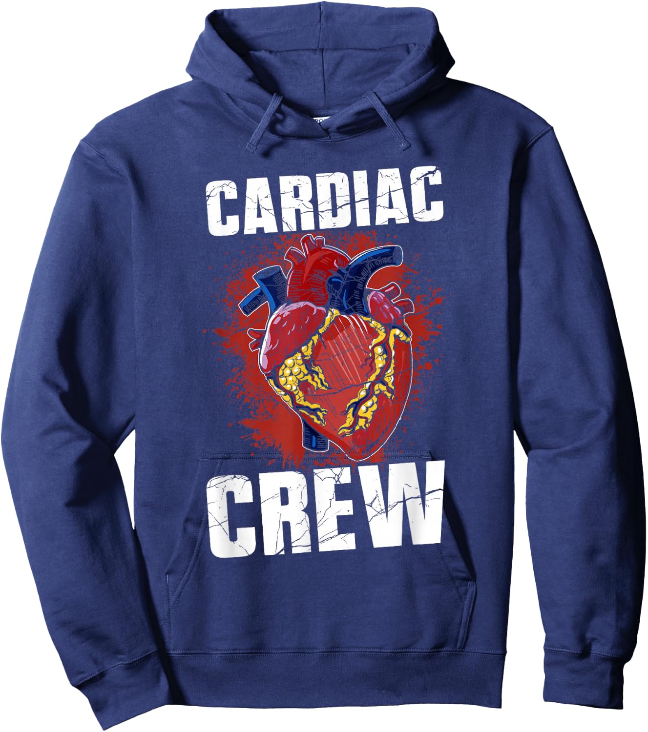 Cardiac Crew Heart Nursing Cardiology Nurses Cardiac Nurse Hoodie - Hoodie | Navy