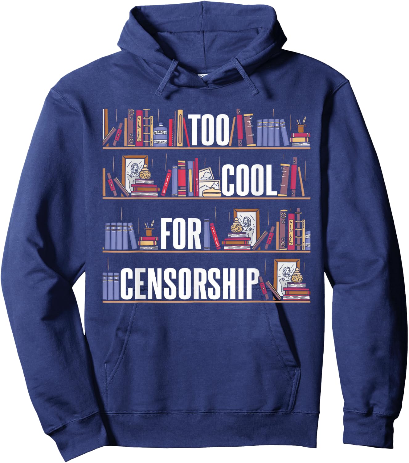 Banned Books Hoodie - Hoodie | Navy