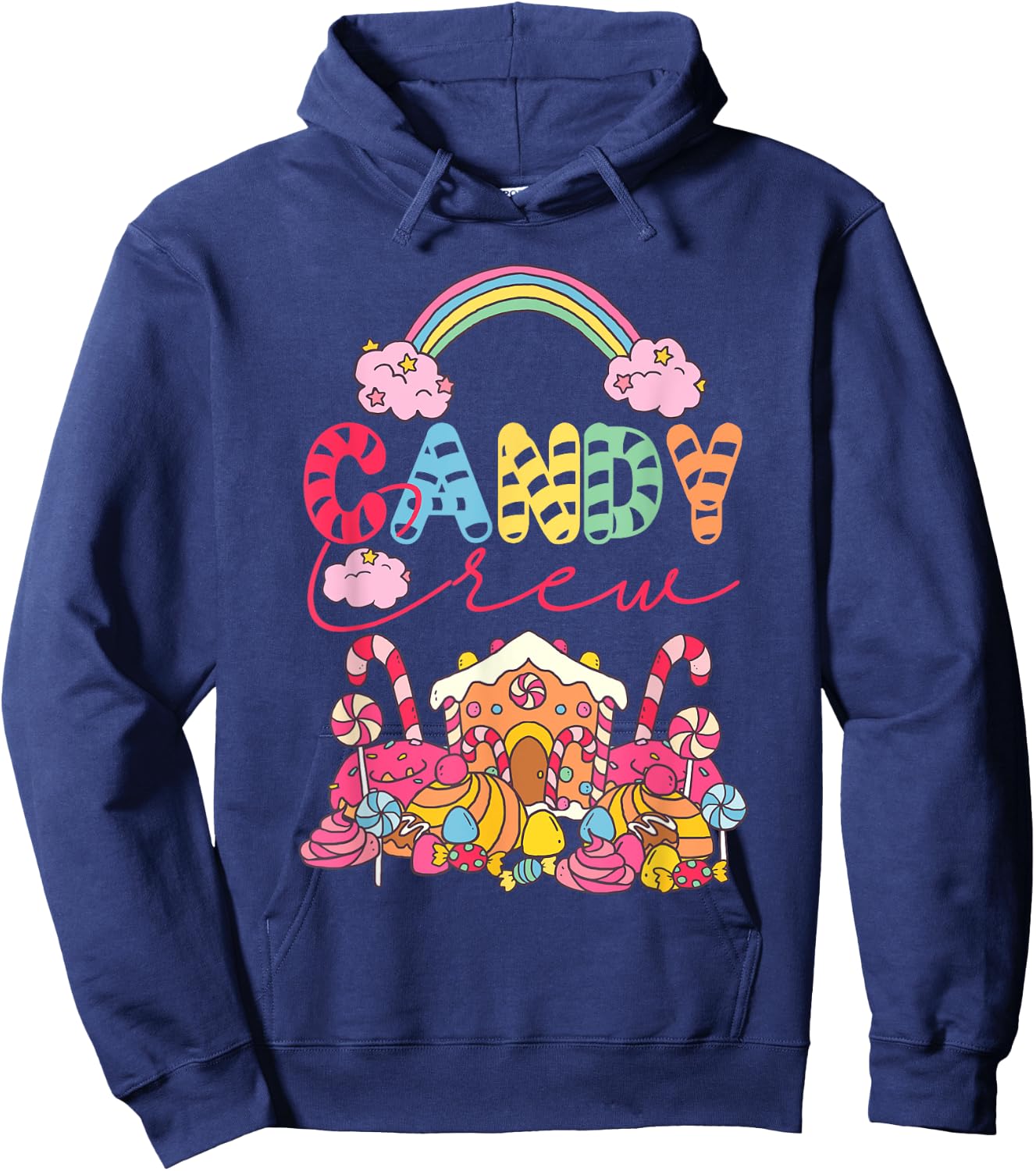 Candy Land Candy Crew Decorations Sweetie Candy Squad Hoodie - Hoodie | Navy