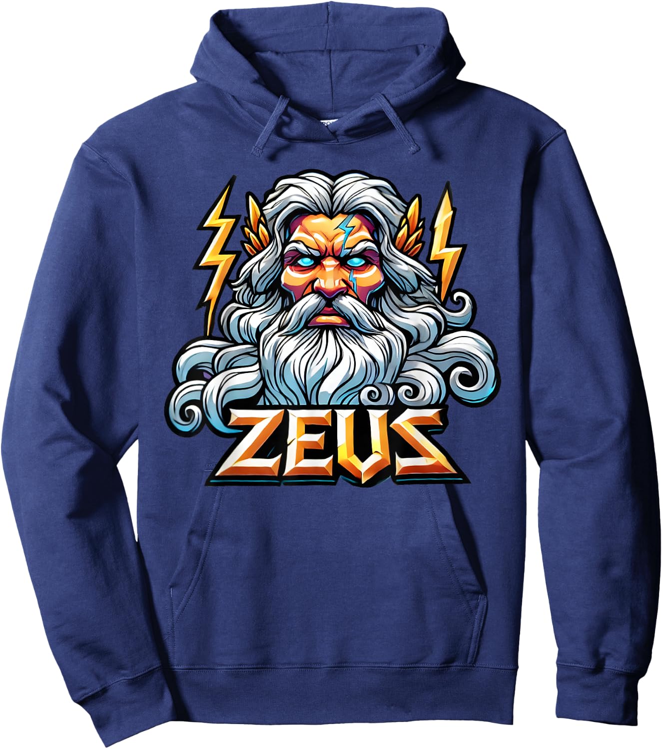 Zeus Greek God Mythology Ancient Greece Hoodie - Hoodie | Navy