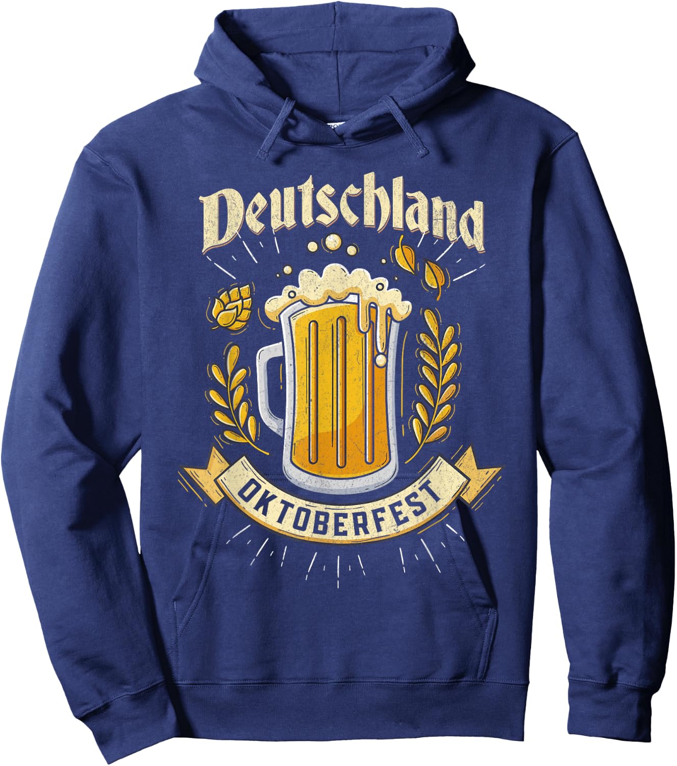 Deutschland Oktoberfest German Beer Festival Party Outfit Hoodie - Hoodie | Navy