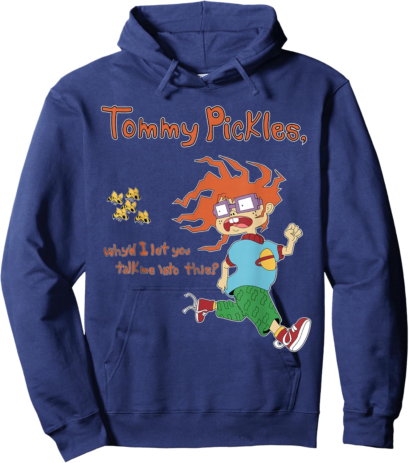 Mademark x Rugrats - Chuckie “Tommy Pickles, Why’d I Let You Talk Me Into This” Hoodie - Hoodie | Navy