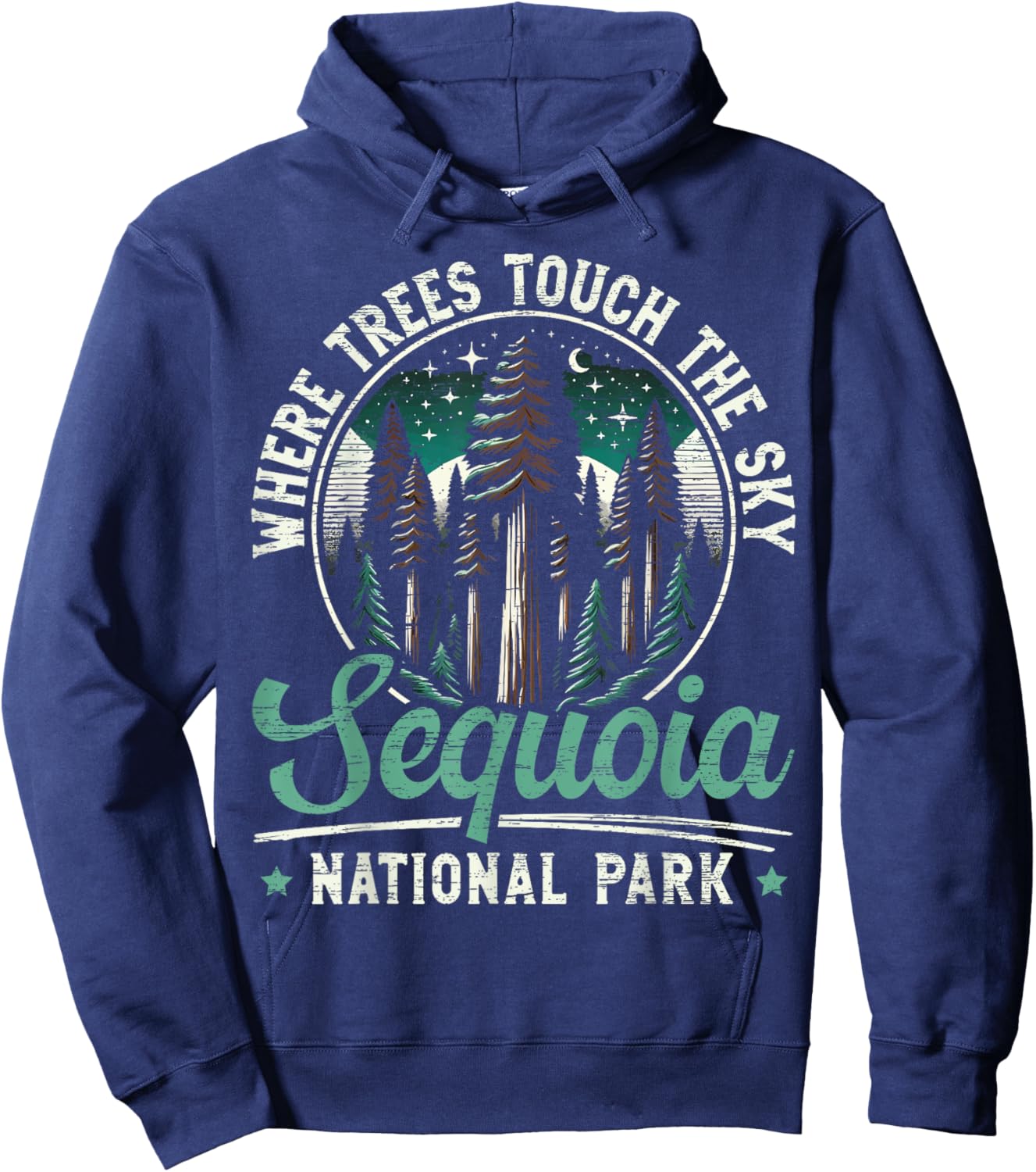 Sequoia National Park Outdoor Travel USA America Hoodie - Hoodie | Navy
