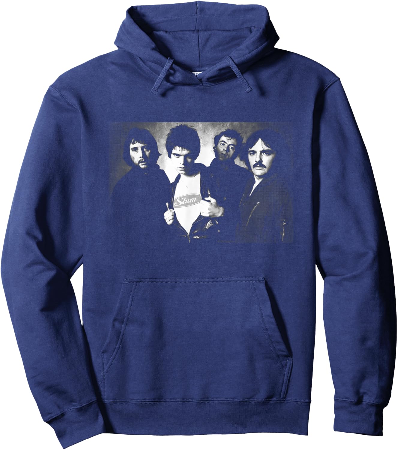 The Stranglers Band Portrait 1977 By Allan Ballard Hoodie - Hoodie | Navy