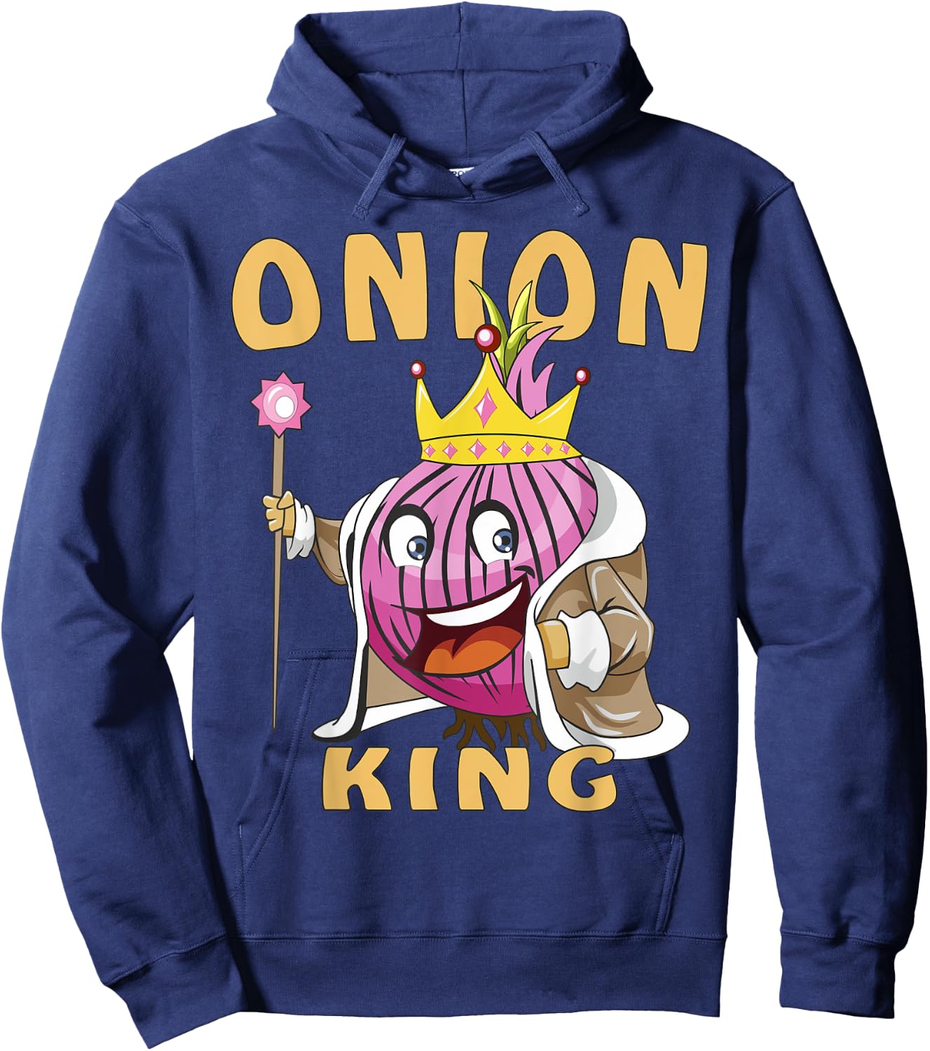 Onion King Onion Vegetable Onion Leek Onion Onion Hoodie - Hoodie | Navy
