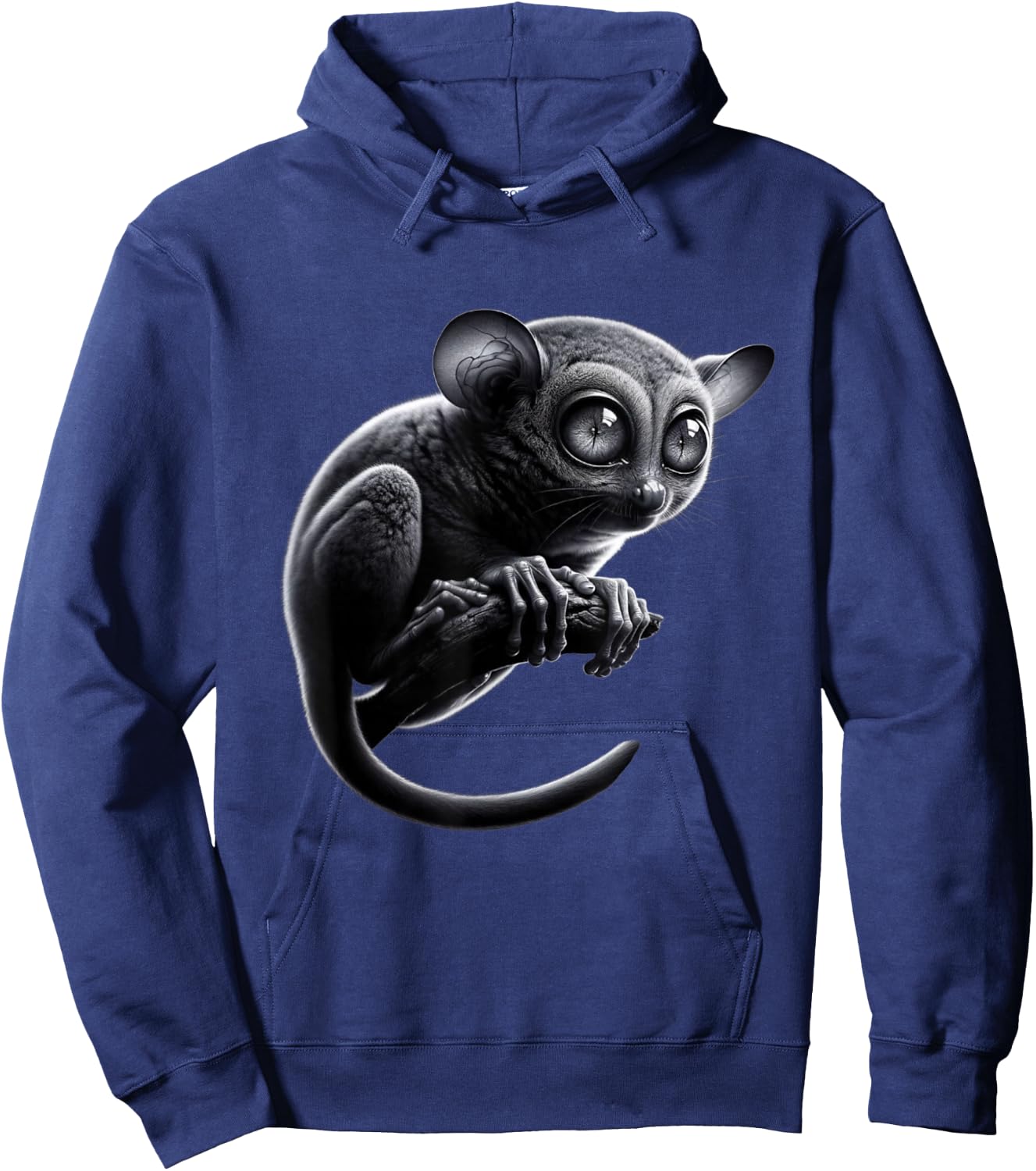 Cute Colorful Tarsier Art Phillippines Bohol Monkey Tarsier Hoodie - Hoodie | Navy