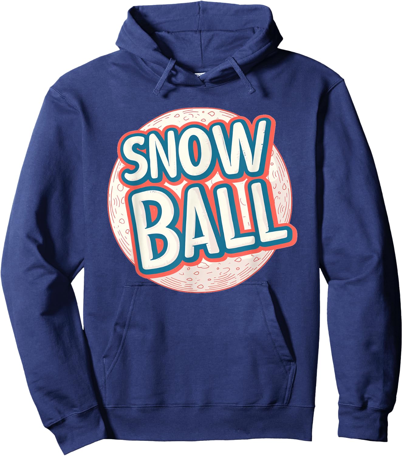 Pretty Snowball Costume for funny Adults and Kids Hoodie - Hoodie | Navy