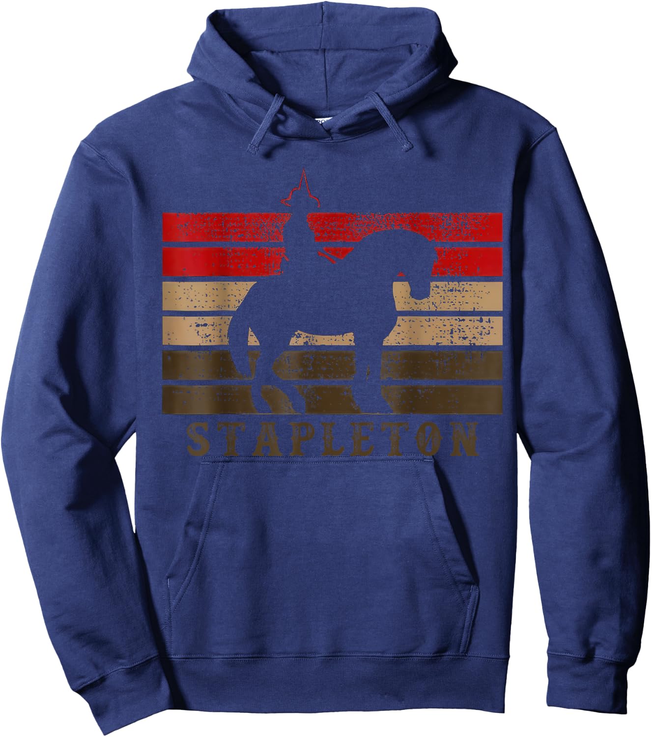 Howdy Stapleton Western Stapleton Cowboy Cowgirl Hoodie - Hoodie | Navy
