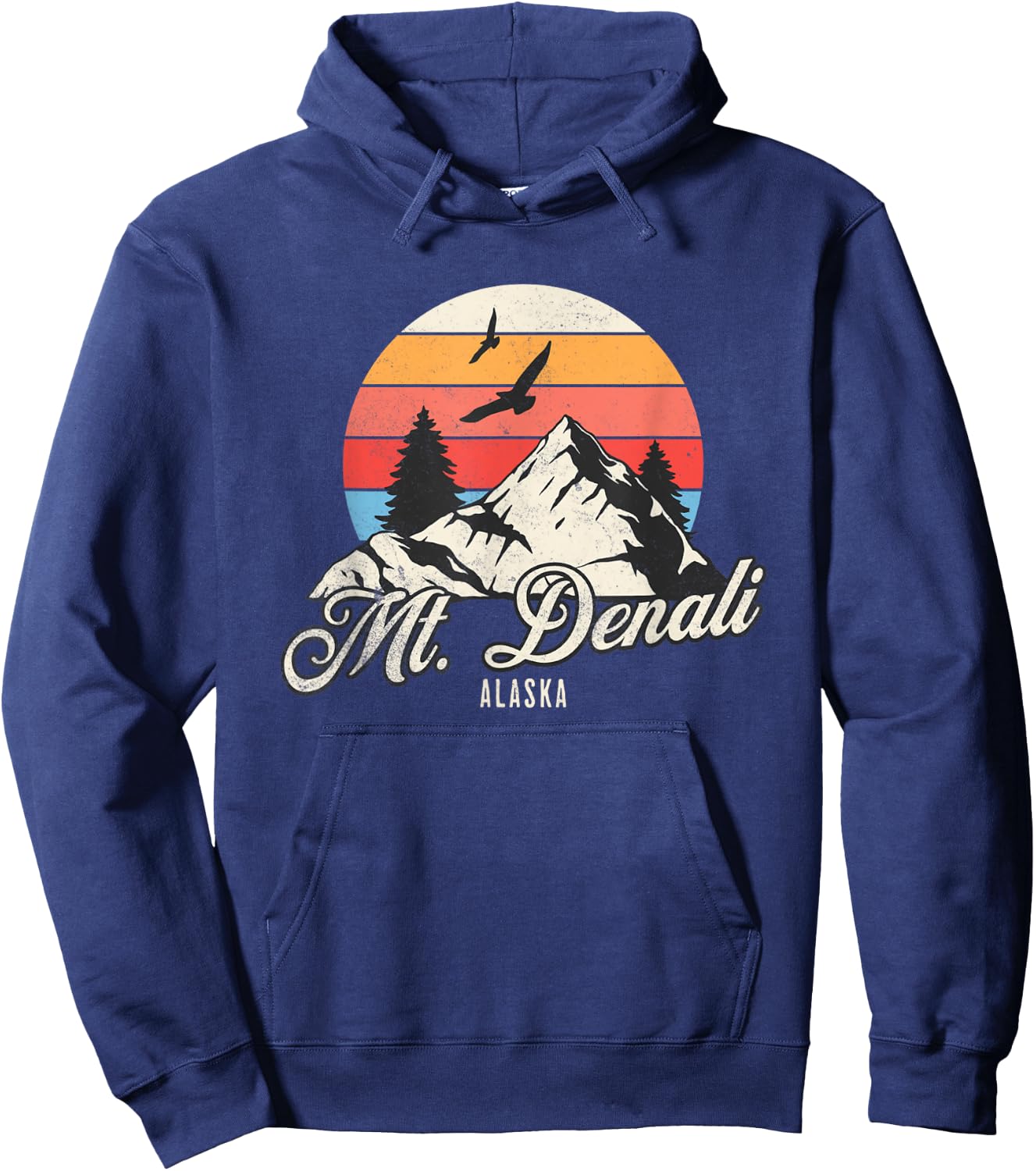 Mount Denali Souvenir / Mt. Denali Hoodie - Hoodie | Navy