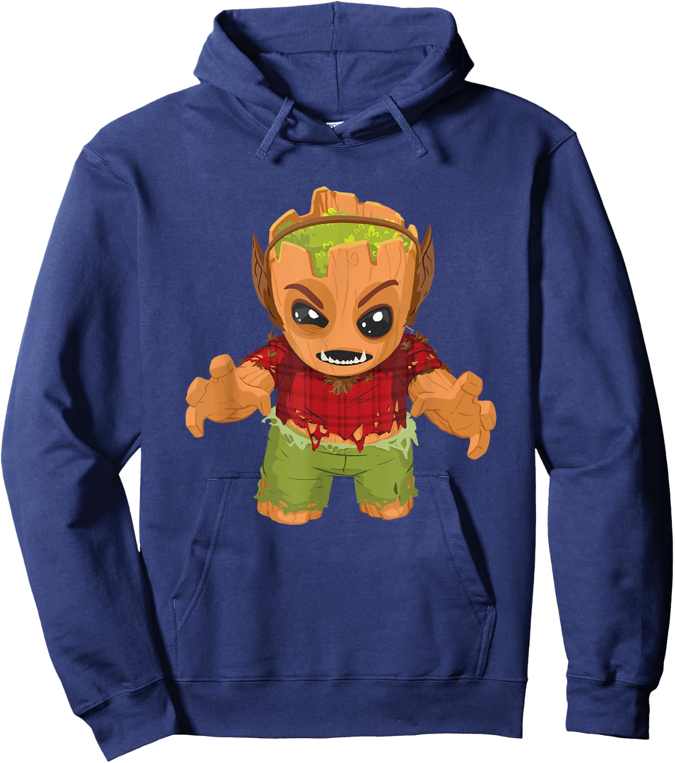 Marvel Classic Halloween Baby Groot Cute Werewolf Costume Hoodie - Hoodie | Navy