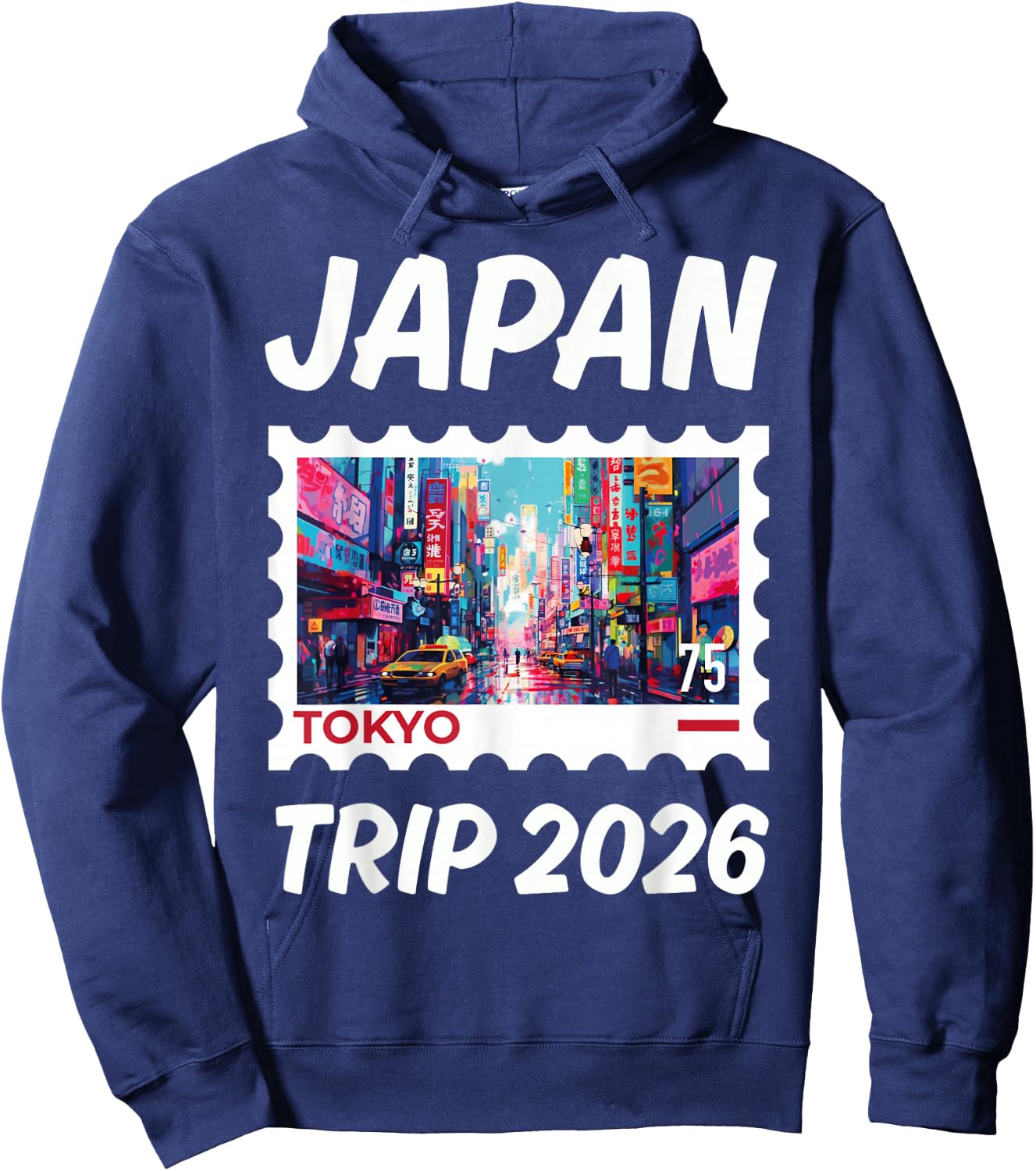 Japan Trip 2026! Matching Tokyo Vacation Hoodie - Hoodie | Navy