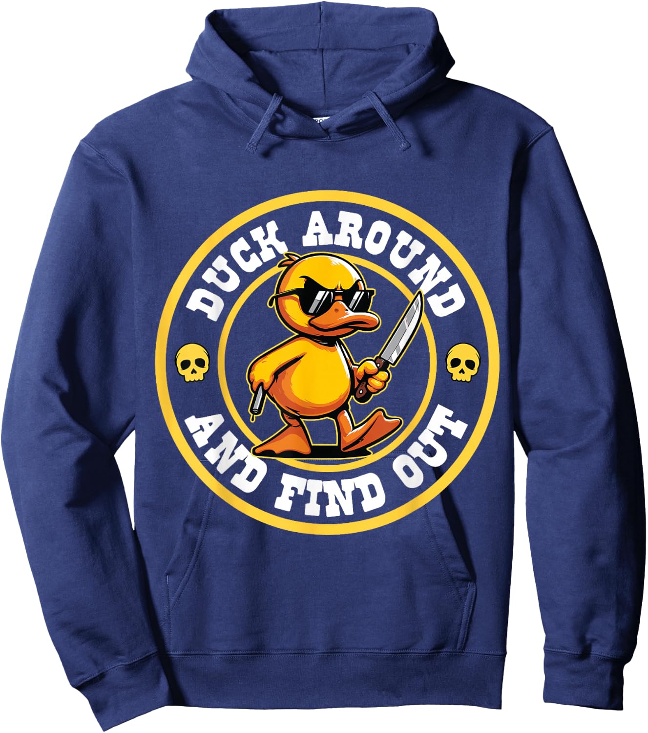 Duck Lover Art Men Women Boys Girls Rubber Duck Funny Ducks Hoodie - Hoodie | Navy