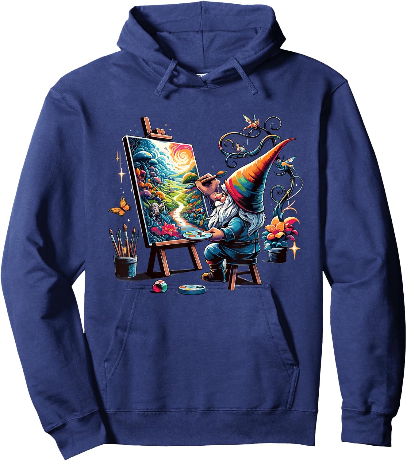 Garden Gnomes Gnome Lover Funny Gnome Gardening Hoodie - Hoodie | Navy