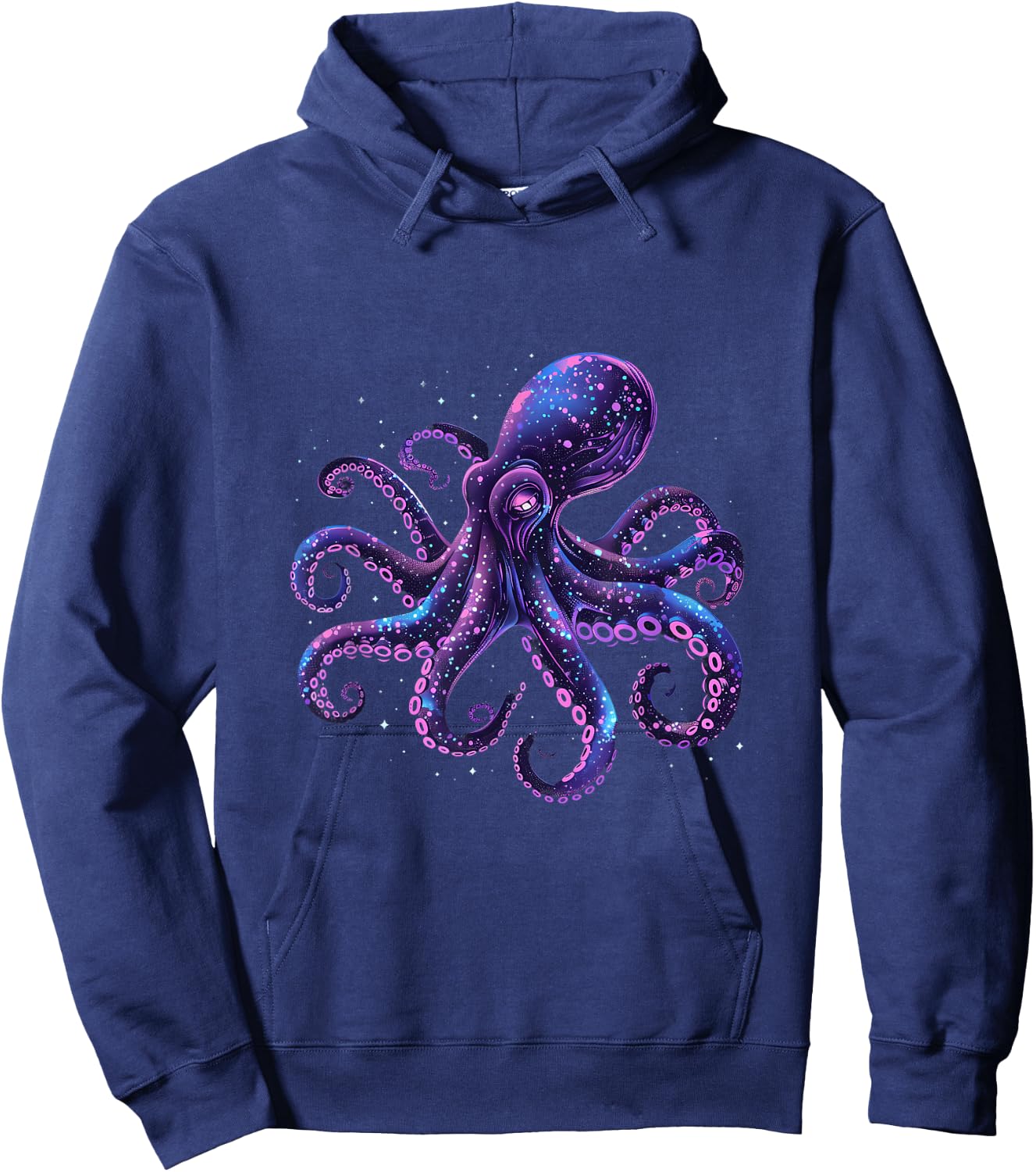 Octopus Artwork Ocean Sea Animal Lover Sea Ocean Octopus Hoodie - Hoodie | Navy