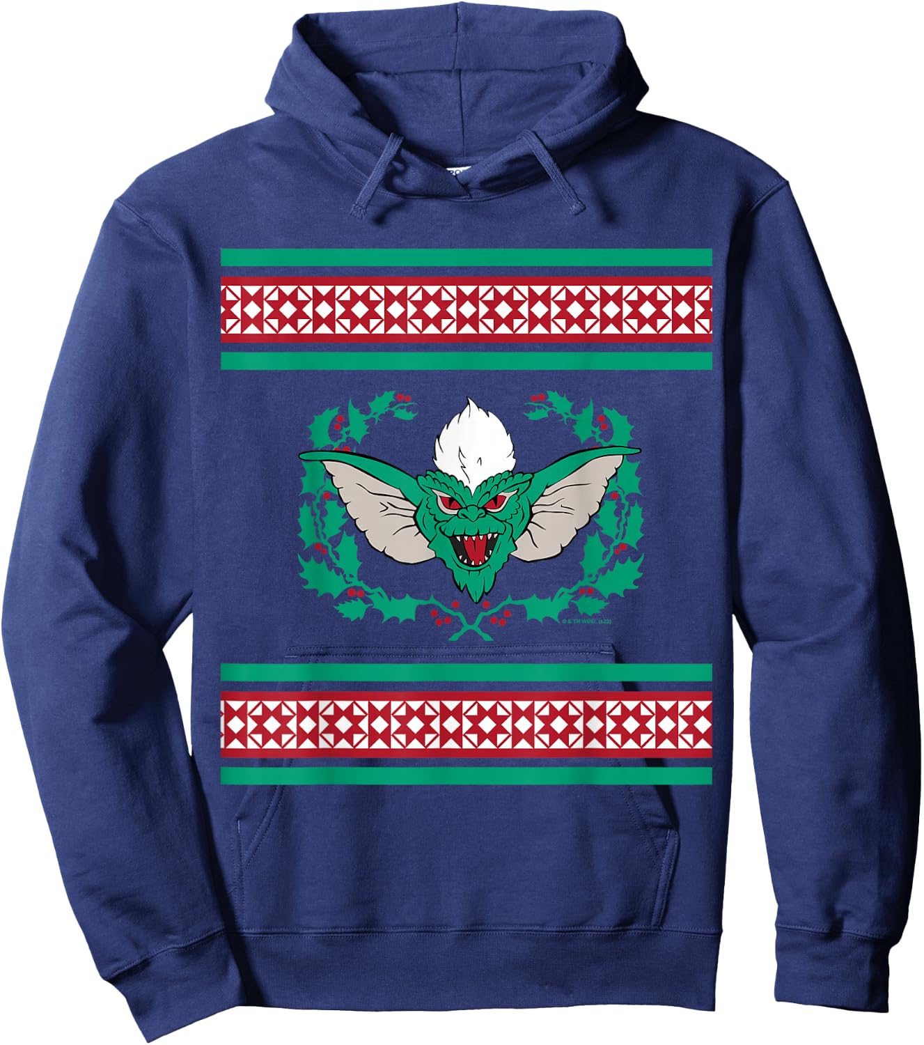 Gremlins - After Midnight Sweater Pattern Hoodie - Hoodie | Navy